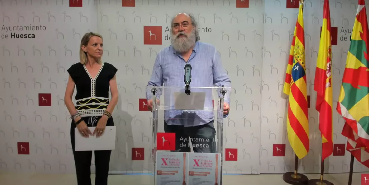 Nuria Mur y Moncho Almazán en la X Trobada de Gaiters de Aragón Nuria Mur y Moncho Almazán en la X Trobada de Gaiters de Aragón