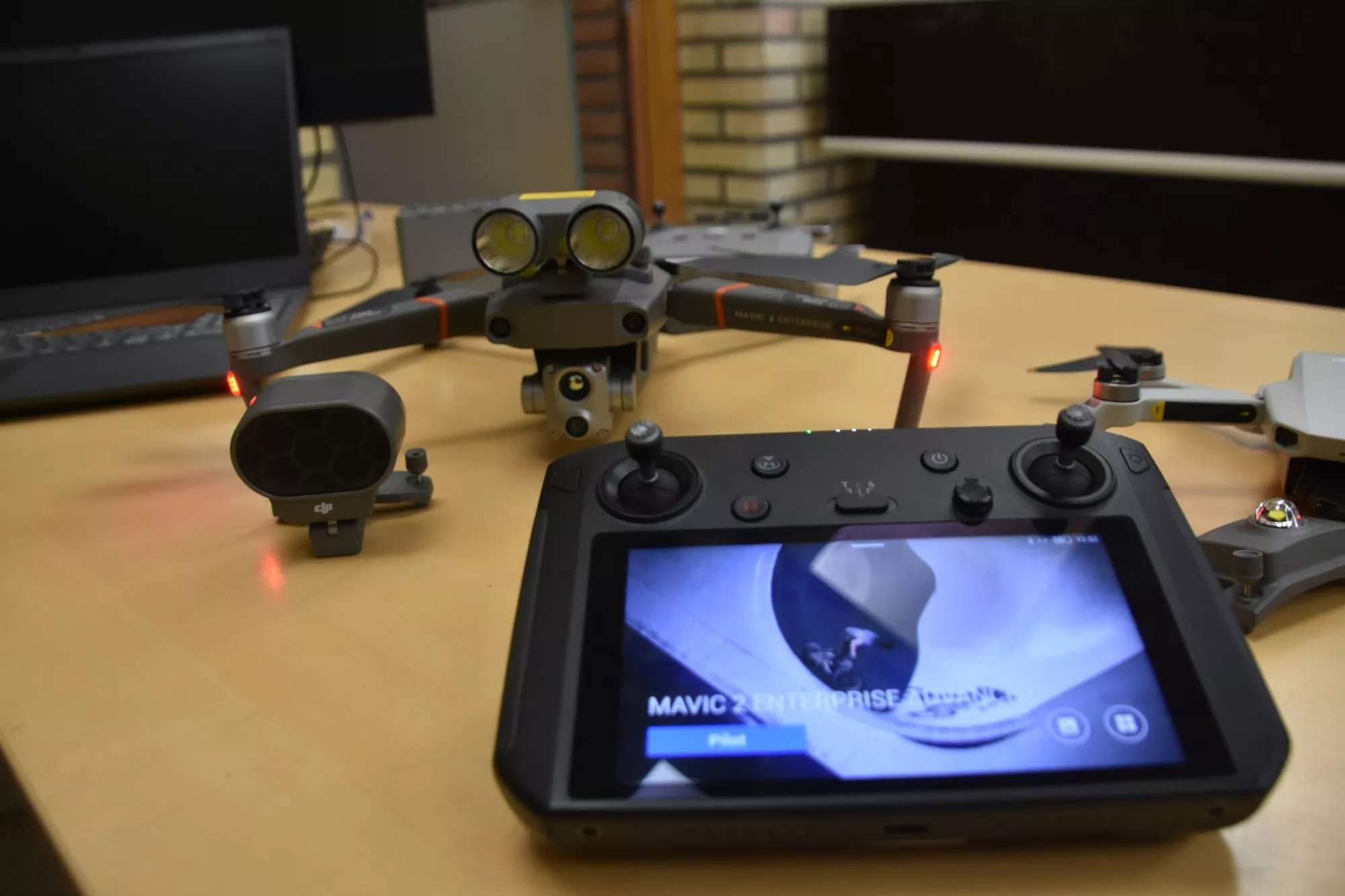 Nuevo dron Unidad Policía Local. Foto: Ayuntamiento de Barbastro.