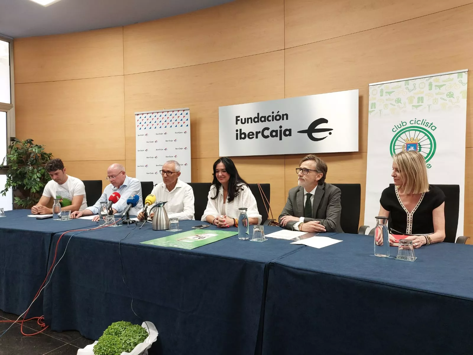 Presentación del LXX Gran Premio San Lorenzo de ciclismo, este lunes en el Palacio de Villahermosa de Huesca. Presentación del LXX Gran Premio San Lorenzo de ciclismo, este lunes en el Palacio de Villahermosa de Huesca.