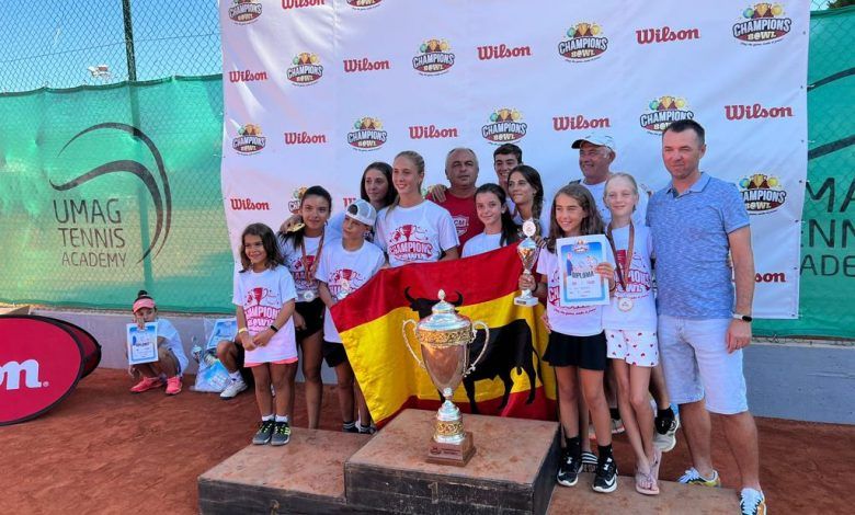 Equipo español en la fase europea de la Champions Bowl en Umag. FOTO: industriadeltenis.com