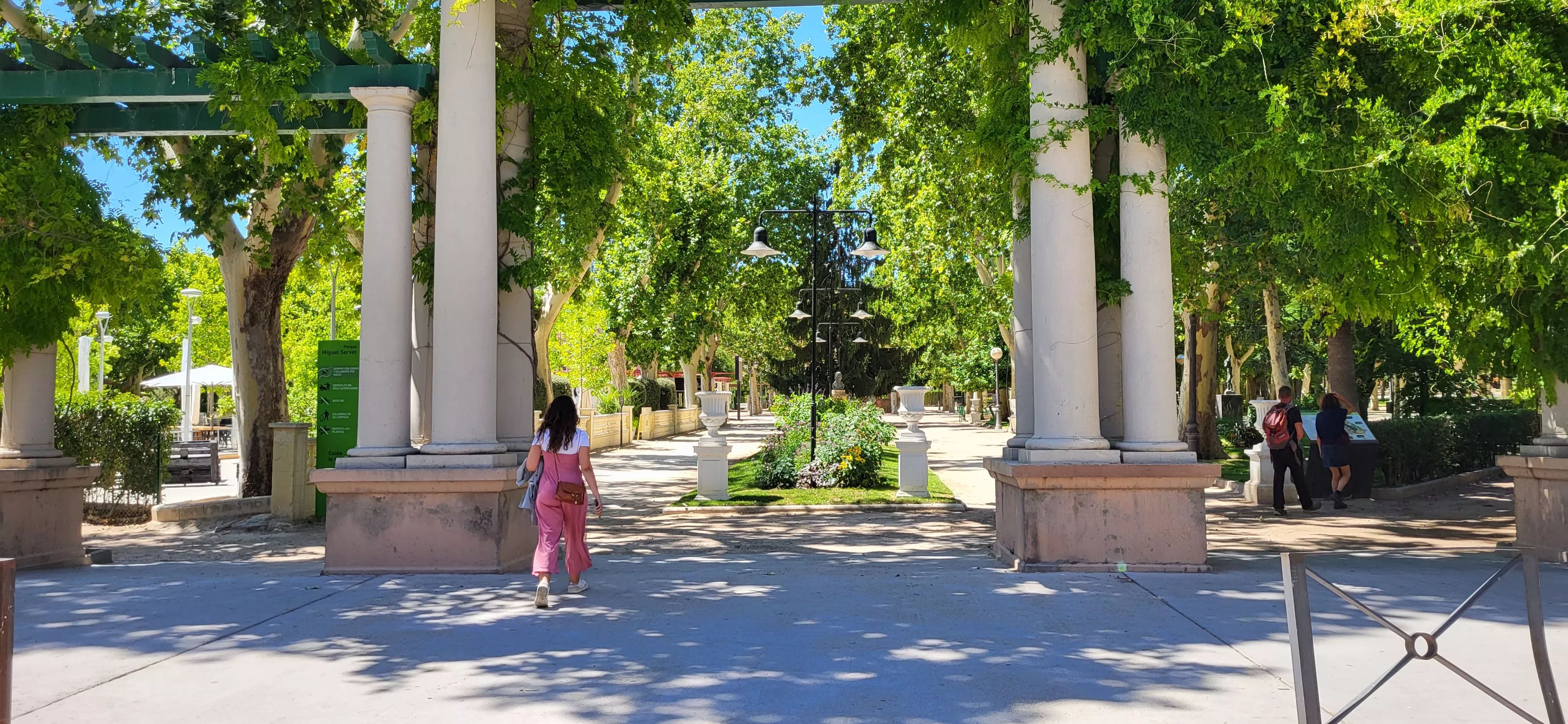 El parque Miguel Servet se ha reabierto este lunes, sobre las 14.30 horas. El parque Miguel Servet se ha reabierto este lunes, sobre las 14.30 horas.