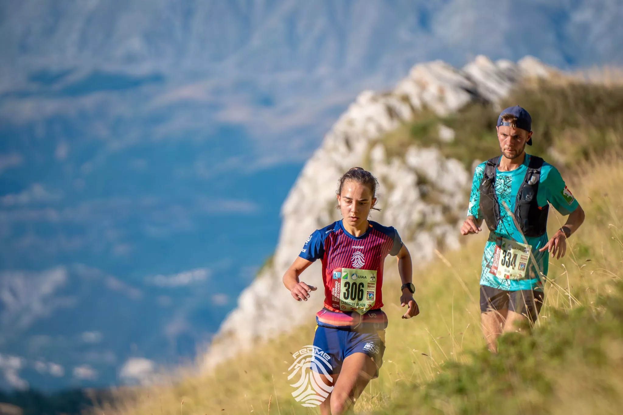 Carrodilla Cabestre en un momento de la prueba en Italia. Foto: FEDME