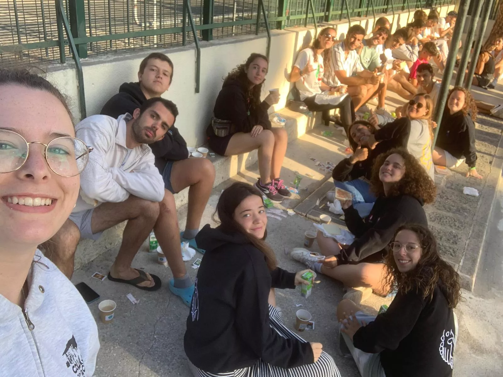 La delegación de salesianos Huesca en la s últimas horas de la JMJ