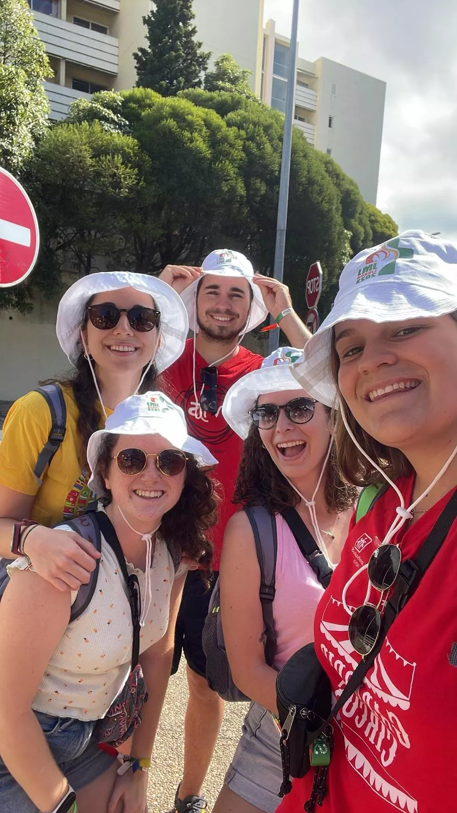 La delegación de salesianos Huesca en la s últimas horas de la JMJ