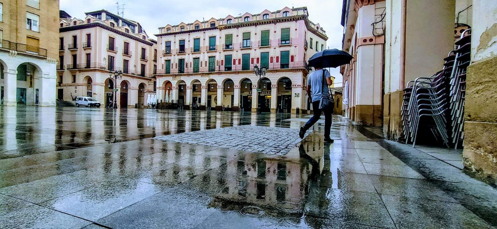 La previsión para este jueves es de lluvia en toda la provincia. Foto Joaquín Santafé