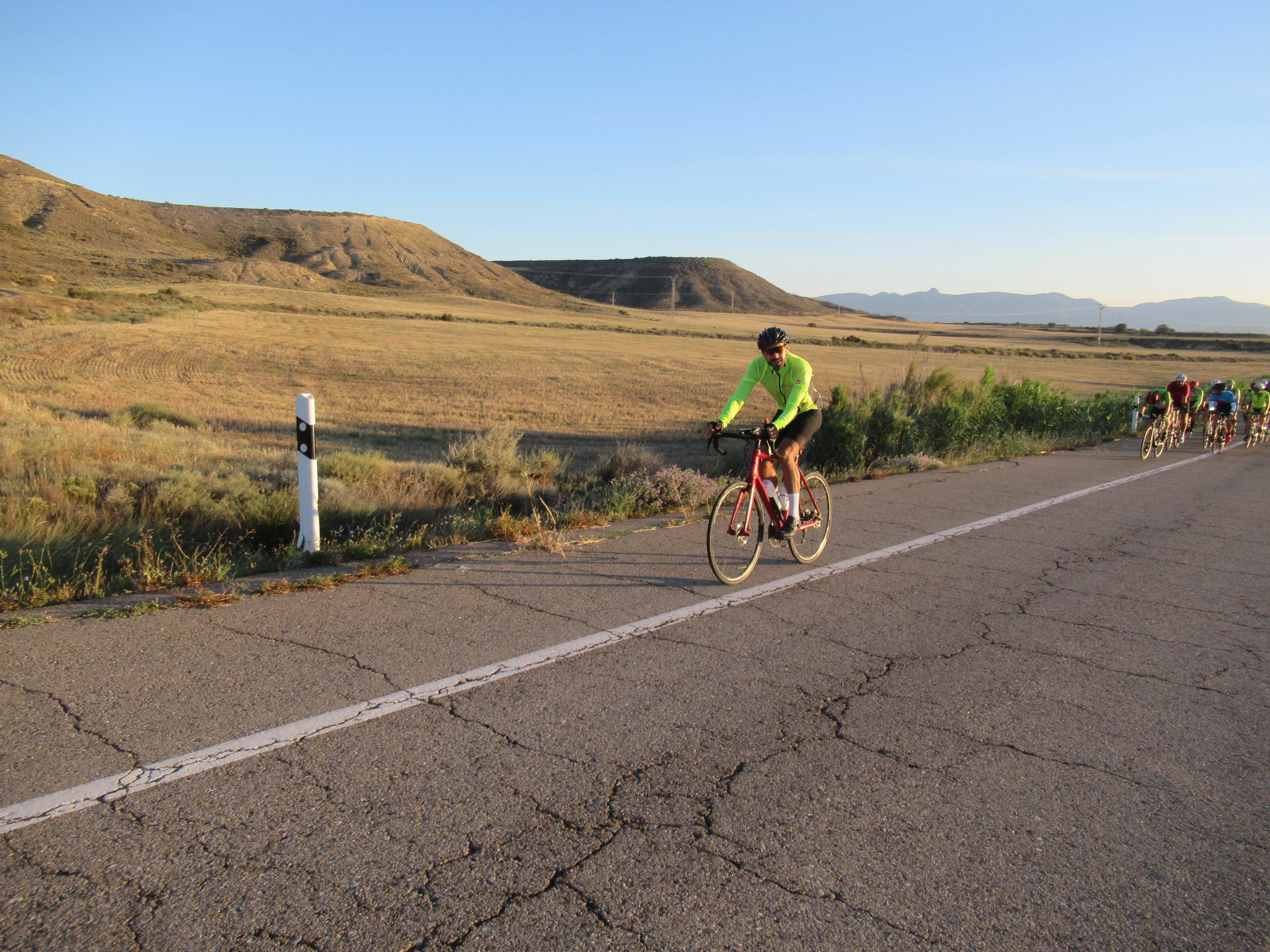 La décima edición Cicloturista Mariano Catalán Huesca-Zaragoza-Huesca. Foto: Miguel Ángel Romeo