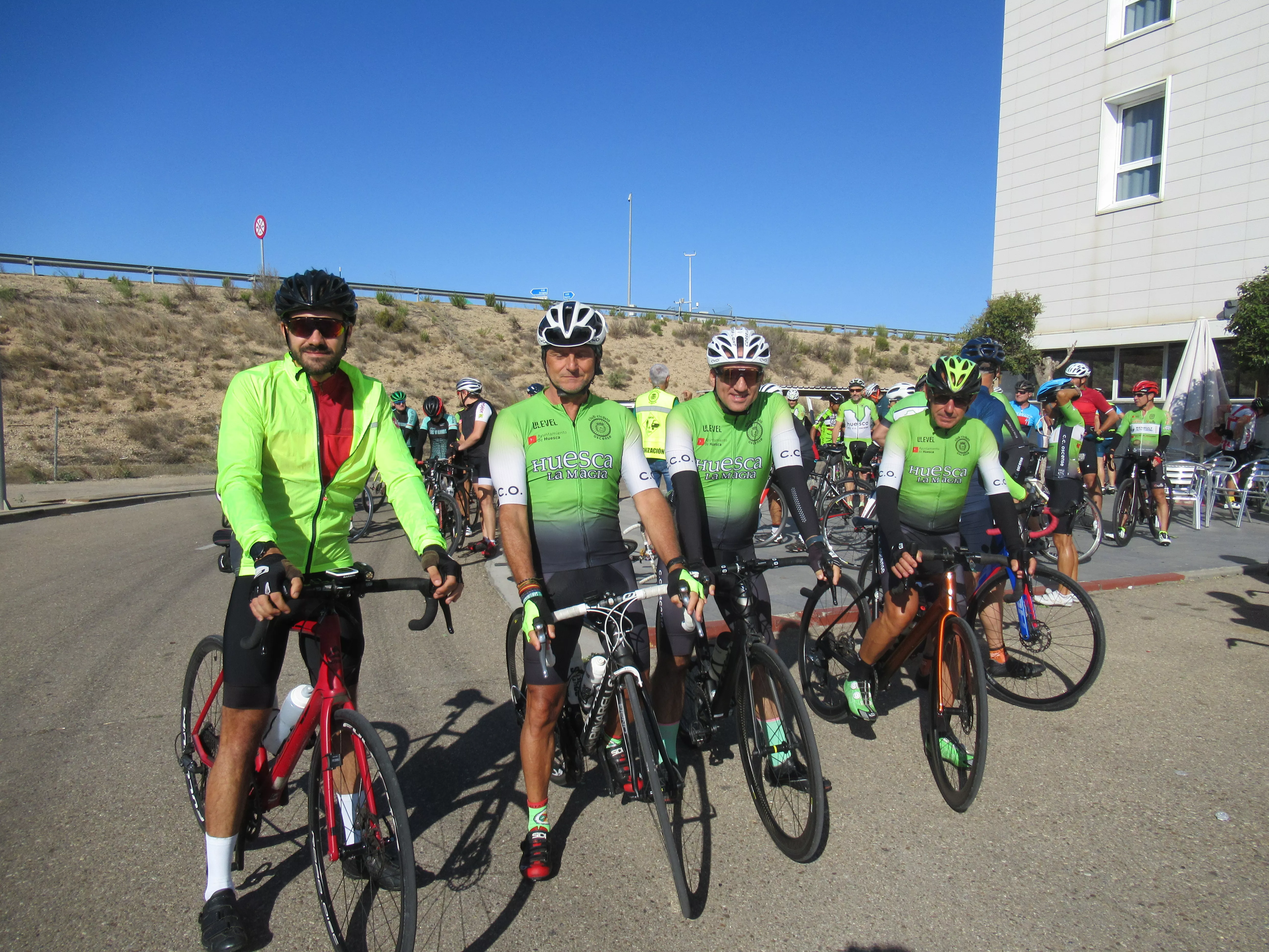 La décima edición Cicloturista Mariano Catalán Huesca-Zaragoza-Huesca. Foto: Miguel Ángel Romeo
