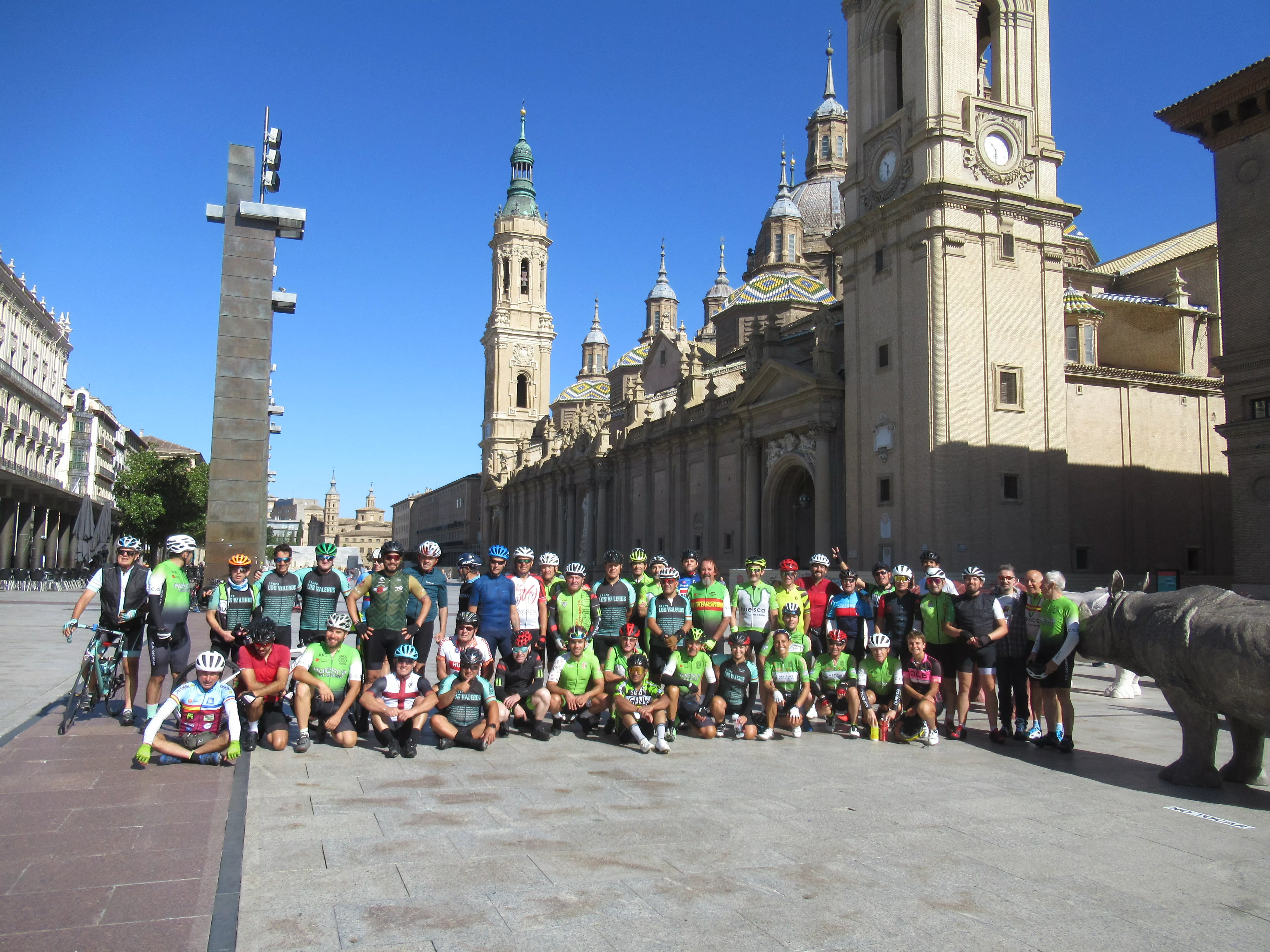La décima edición Cicloturista Mariano Catalán Huesca-Zaragoza-Huesca. Foto: Miguel Ángel Romeo