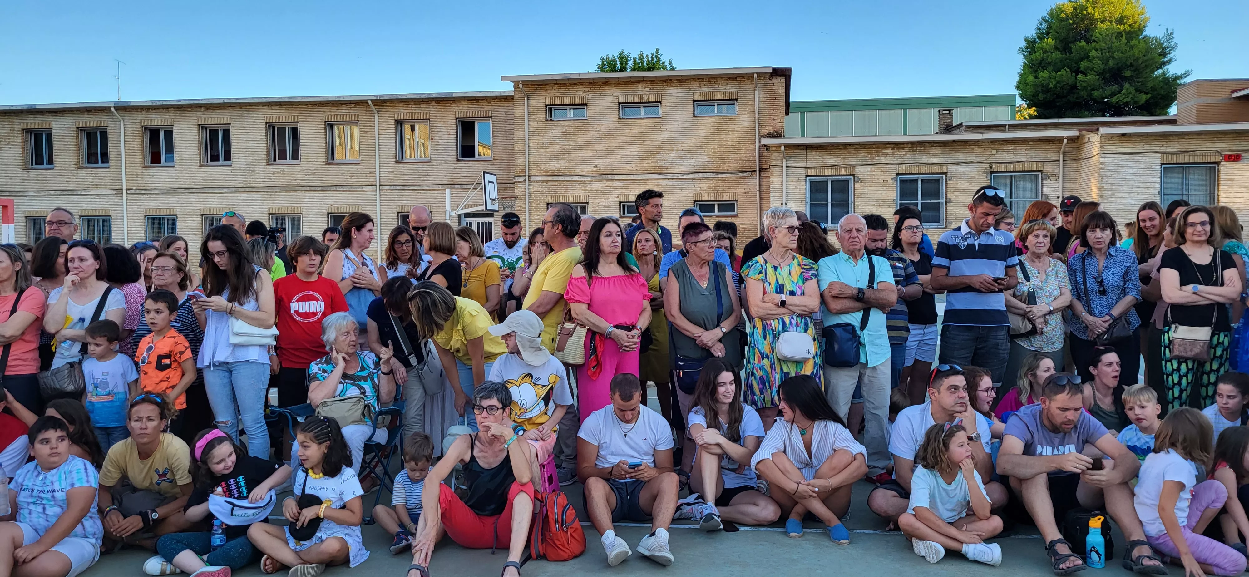 Último ensayo de los Danzantes de Huesca antes de San Lorenzo. Foto: Mercedes Manterola