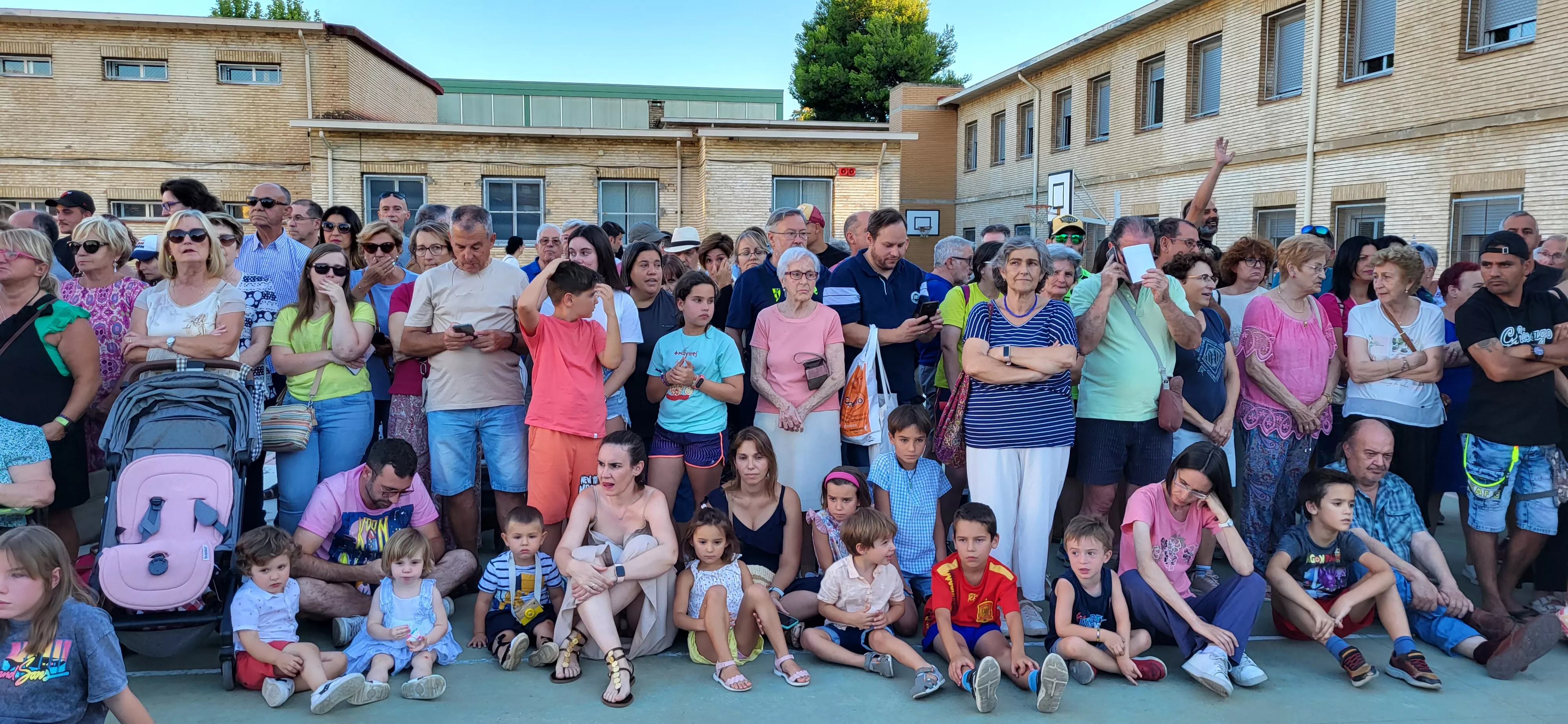 Último ensayo de los Danzantes de Huesca antes de San Lorenzo. Foto: Mercedes Manterola