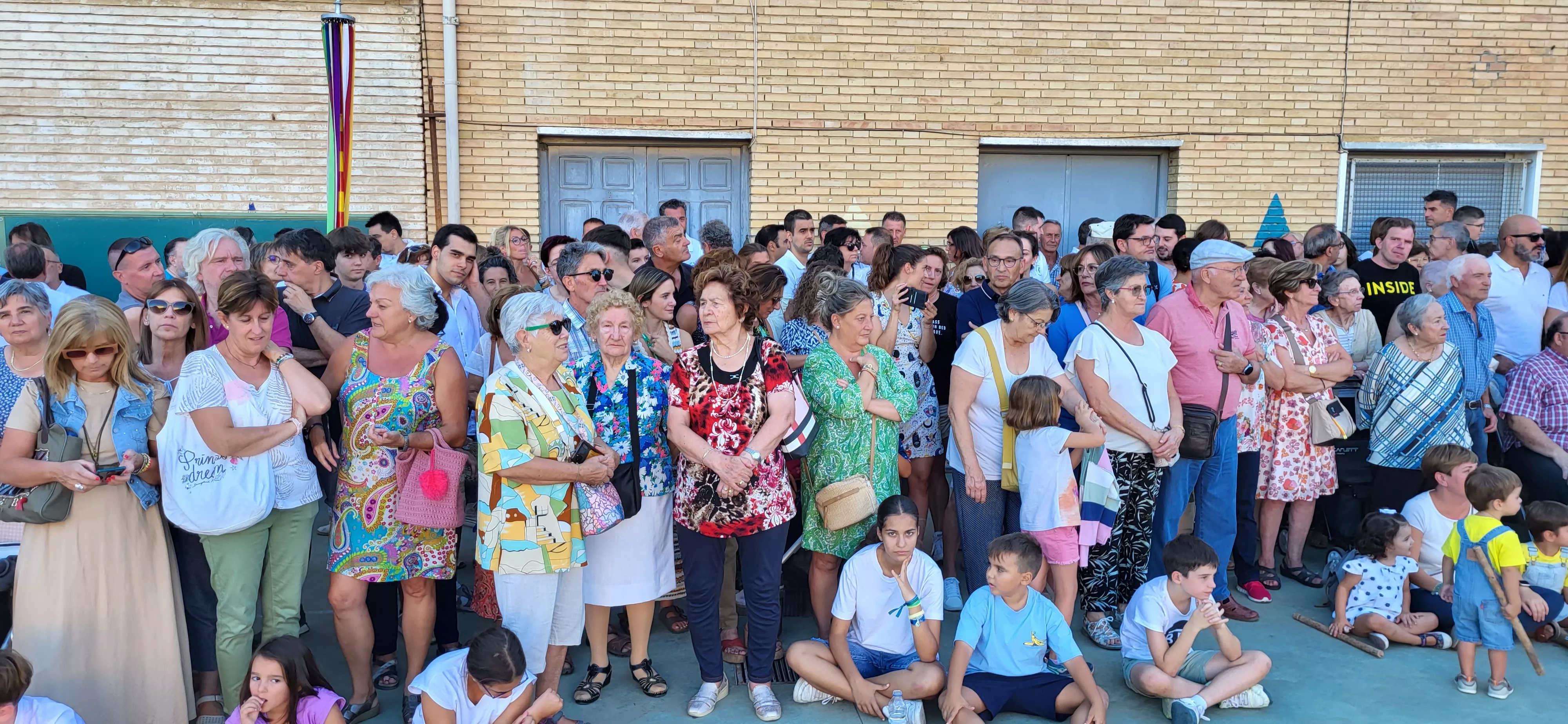 Último ensayo de los Danzantes de Huesca antes de San Lorenzo. Foto: Mercedes Manterola
