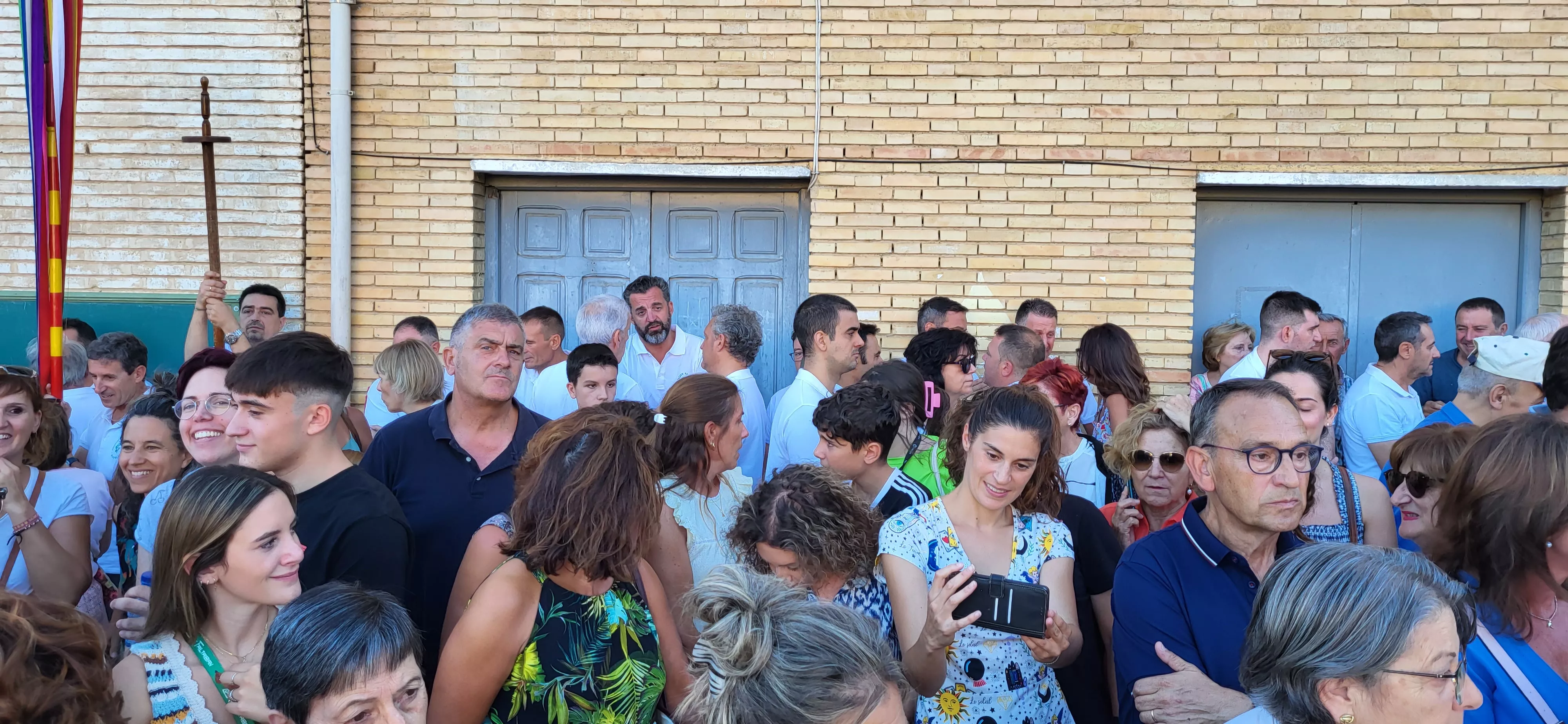 Último ensayo de los Danzantes de Huesca antes de San Lorenzo. Foto: Mercedes Manterola