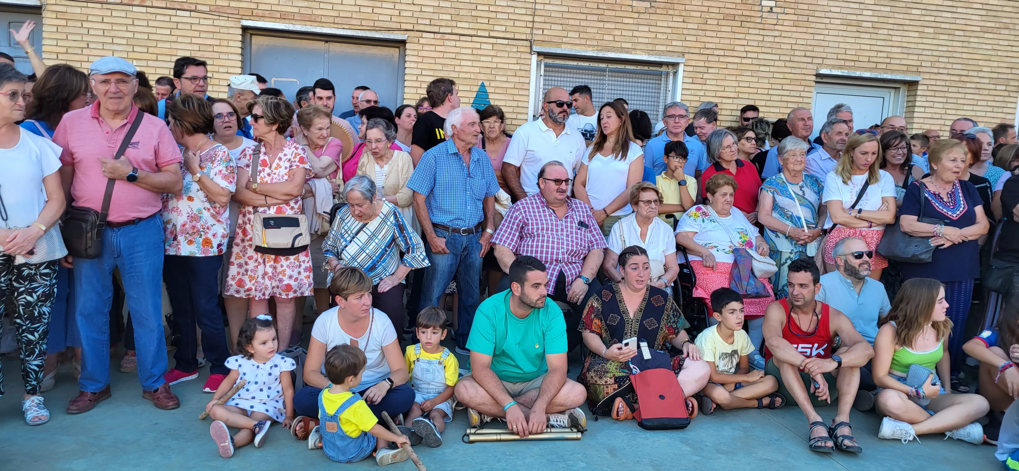 Último ensayo de los Danzantes de Huesca antes de San Lorenzo. Foto: Mercedes Manterola