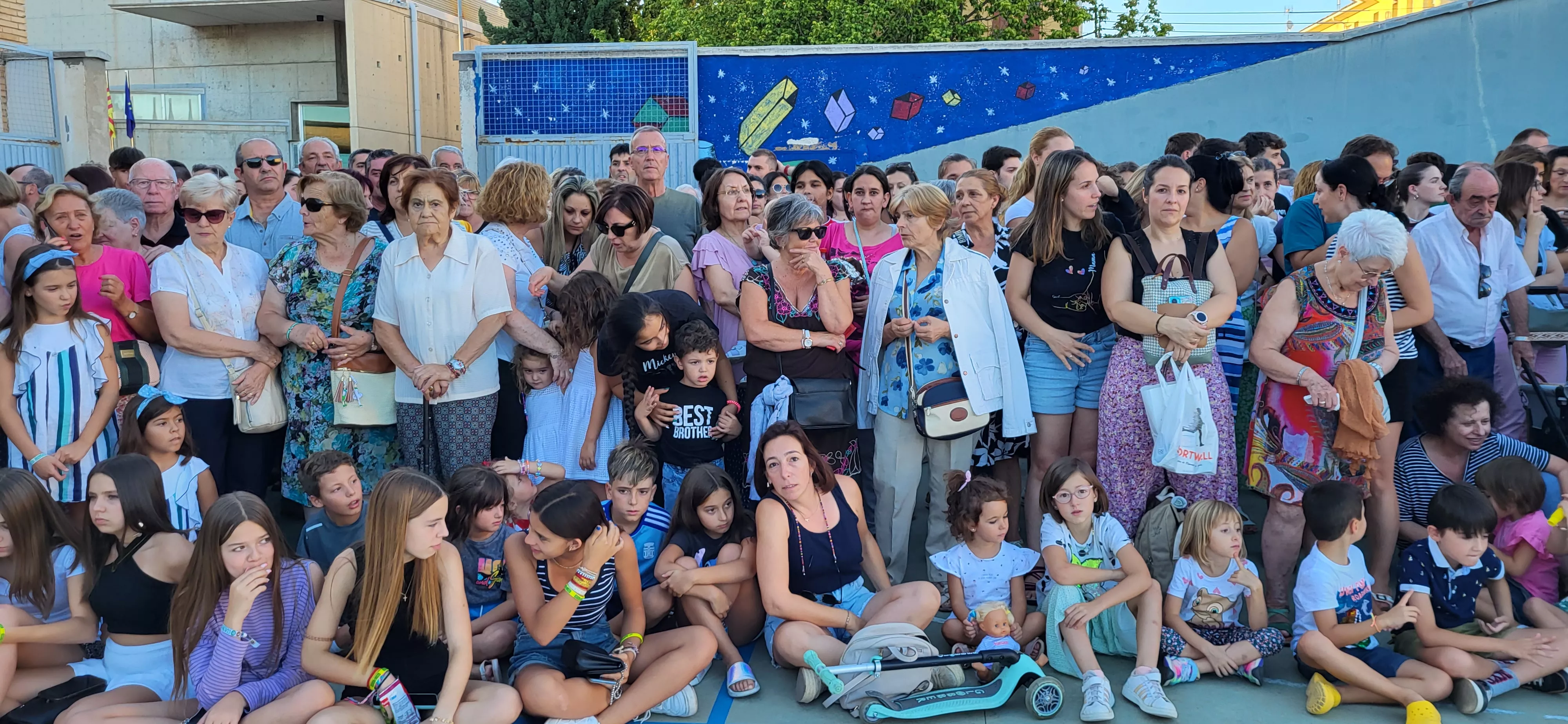 Último ensayo de los Danzantes de Huesca antes de San Lorenzo. Foto: Mercedes Manterola