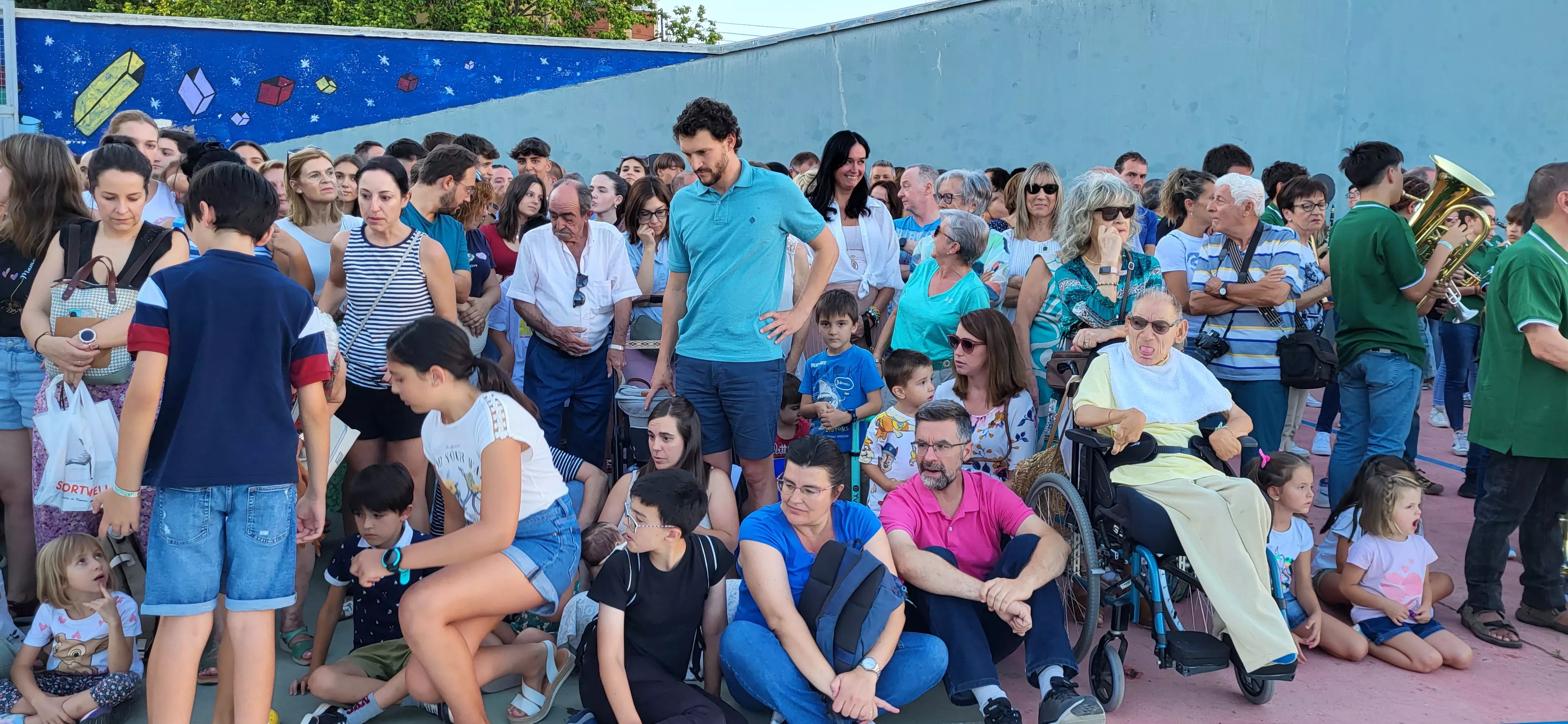 Último ensayo de los Danzantes de Huesca antes de San Lorenzo. Foto: Mercedes Manterola