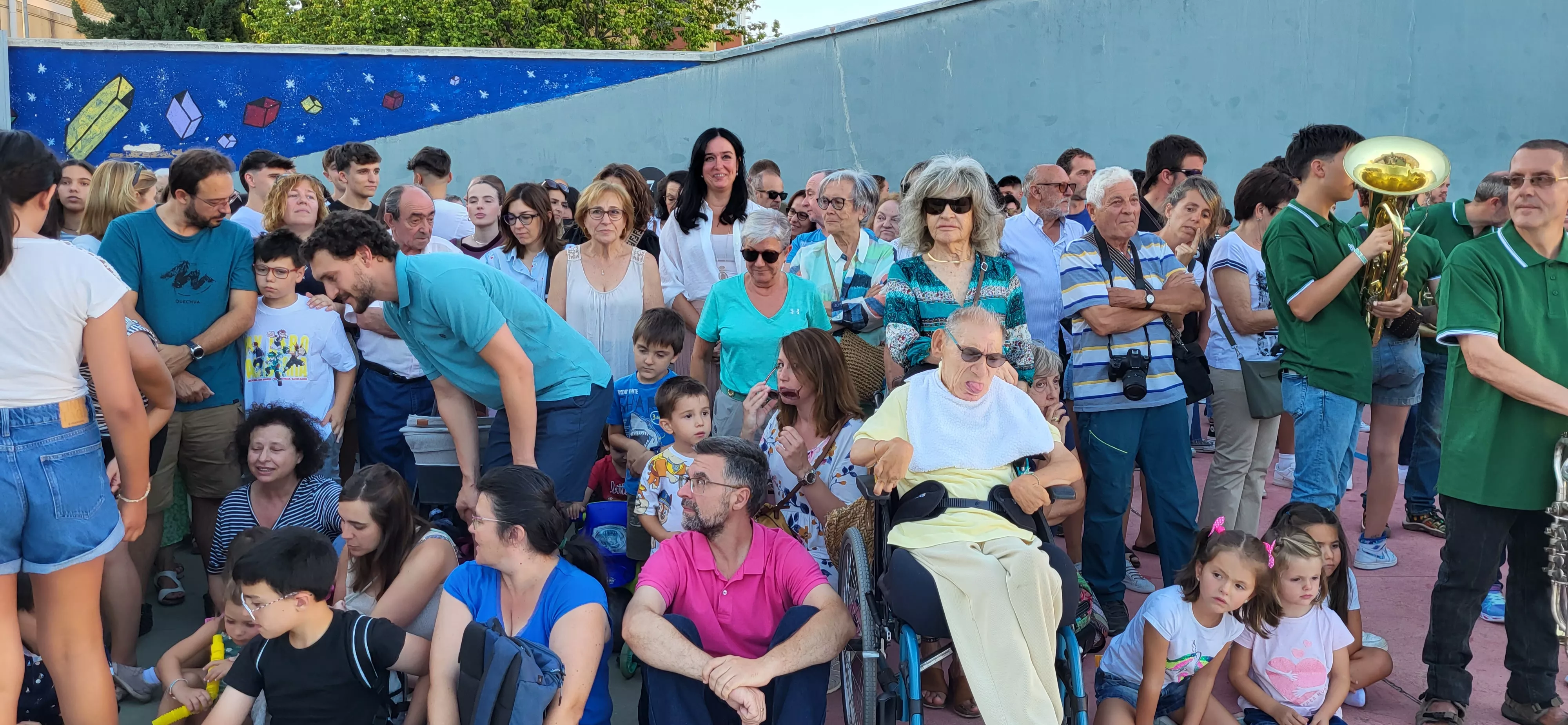 Último ensayo de los Danzantes de Huesca antes de San Lorenzo. Foto: Mercedes Manterola