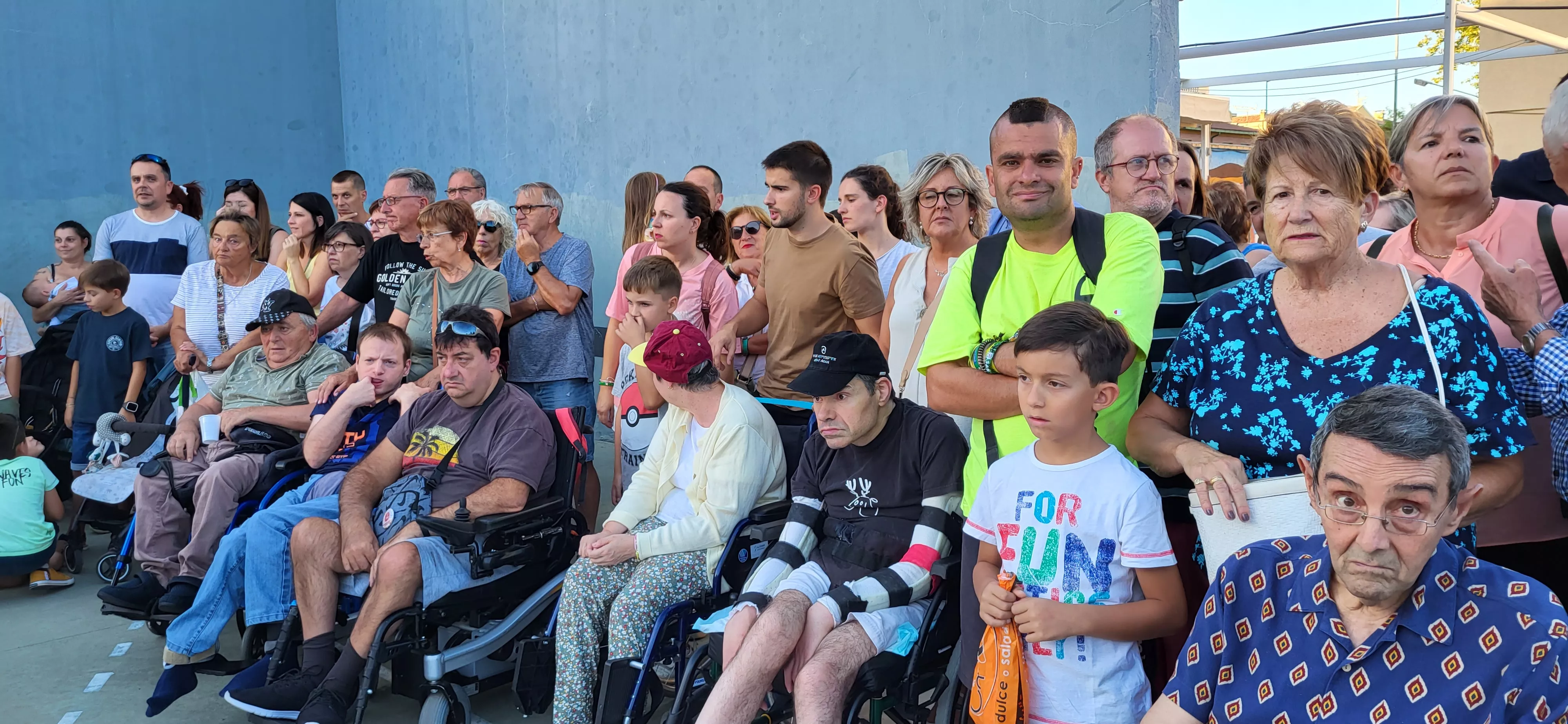 Último ensayo de los Danzantes de Huesca antes de San Lorenzo. Foto: Mercedes Manterola