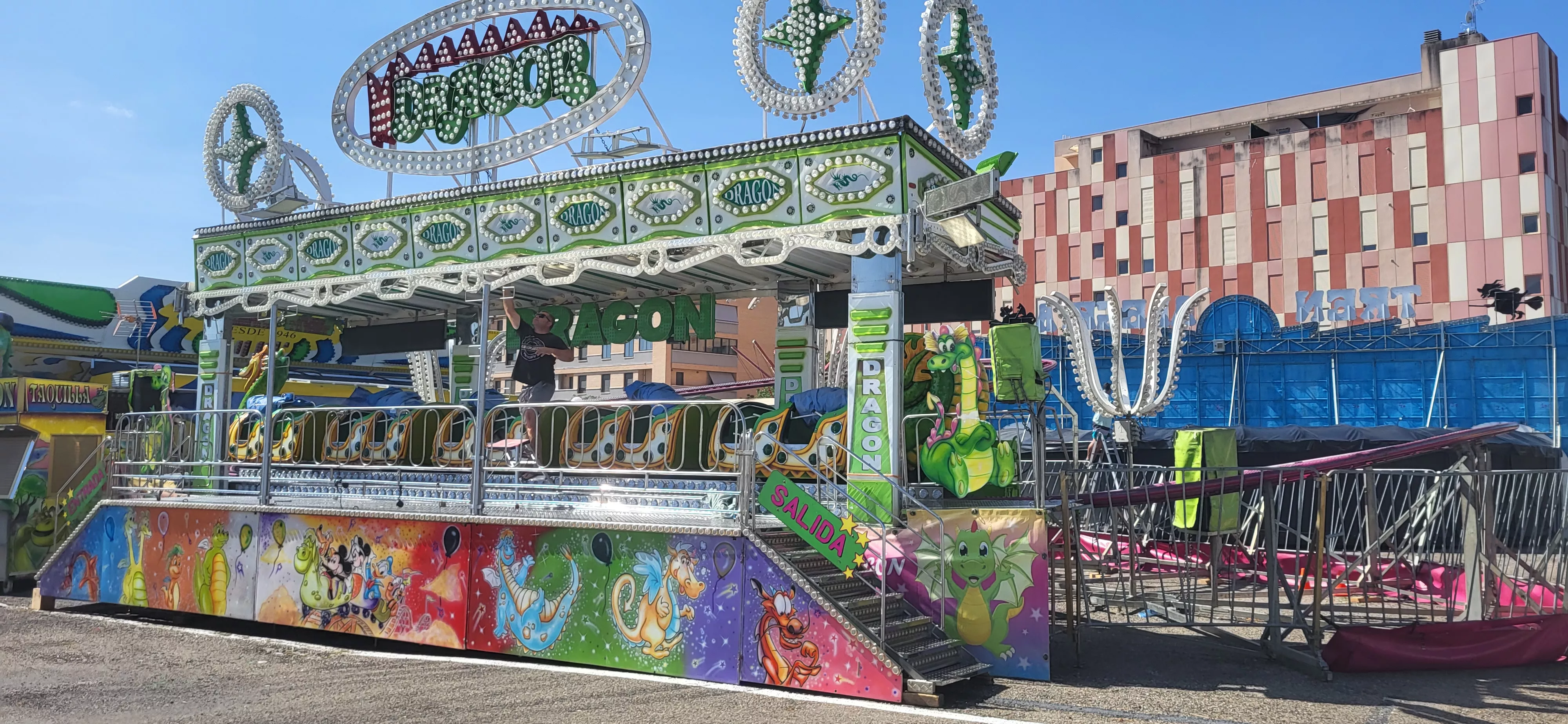  Preparativos en Huesca de las fiestas de San Lorenzo. Foto: Mercedes Manterola