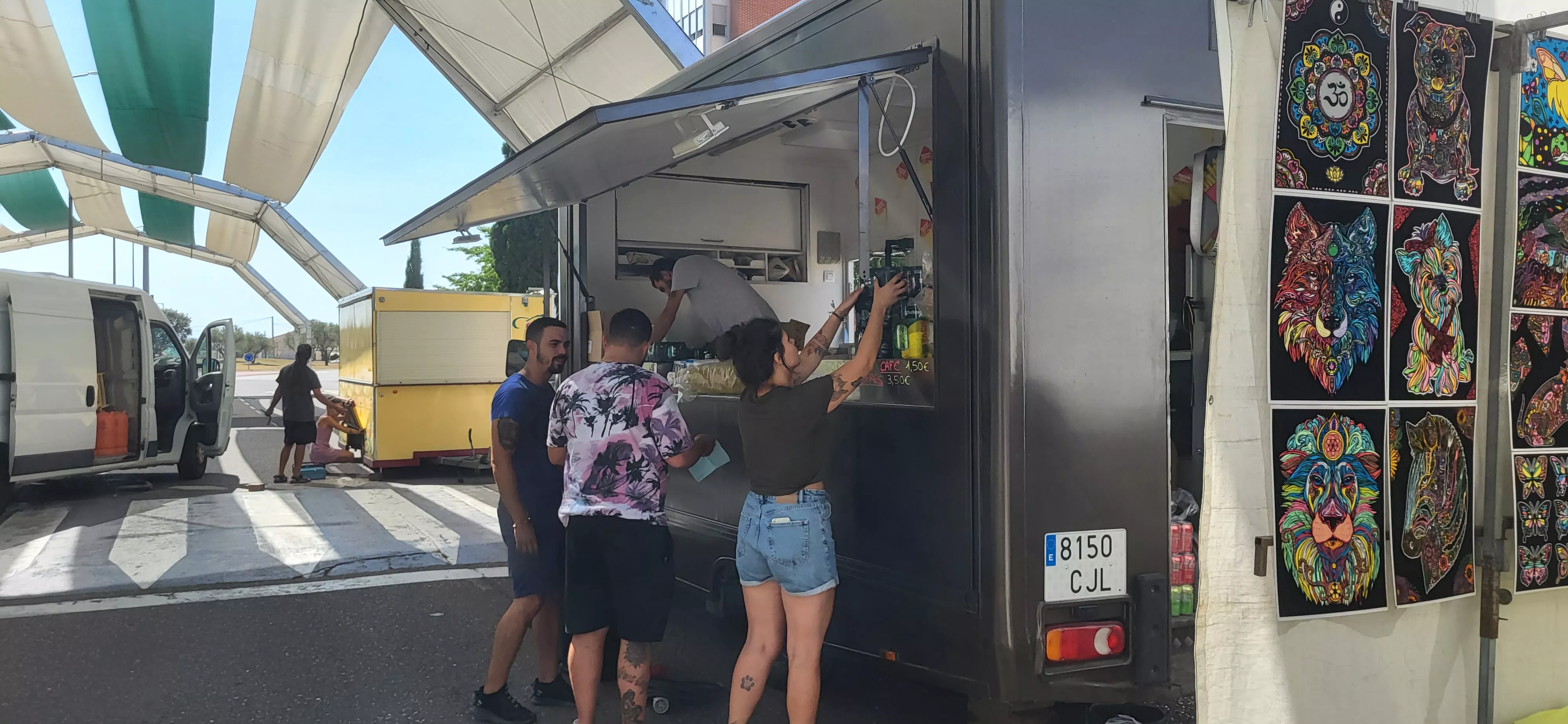 Preparativos en Huesca de las fiestas de San Lorenzo. Foto: Mercedes Manterola