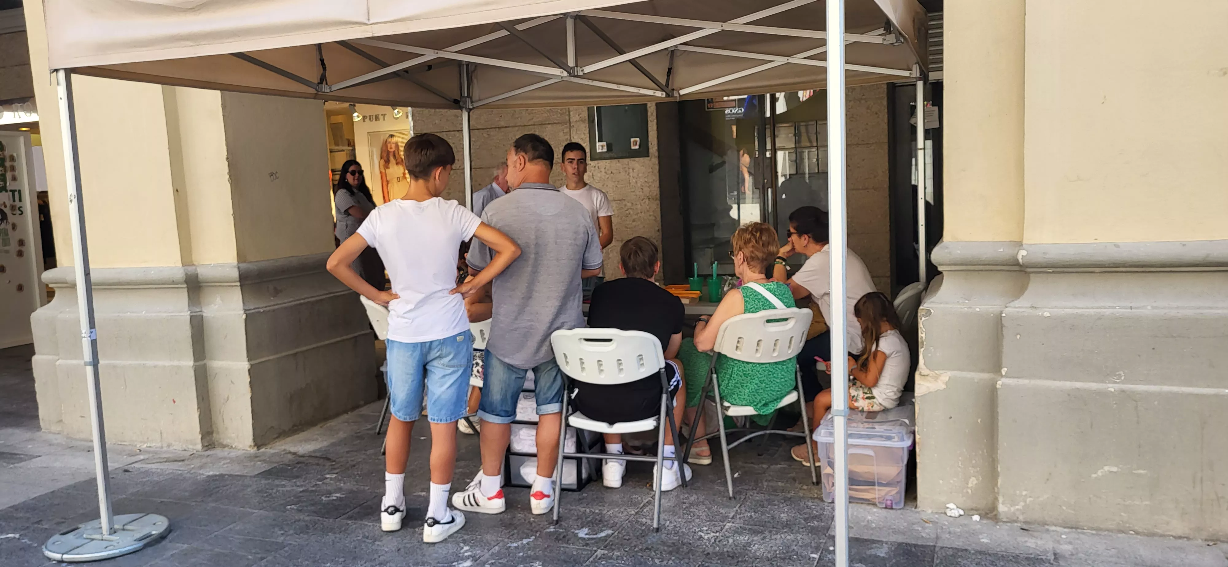  Preparativos en Huesca de las fiestas de San Lorenzo. Foto: Mercedes Manterola