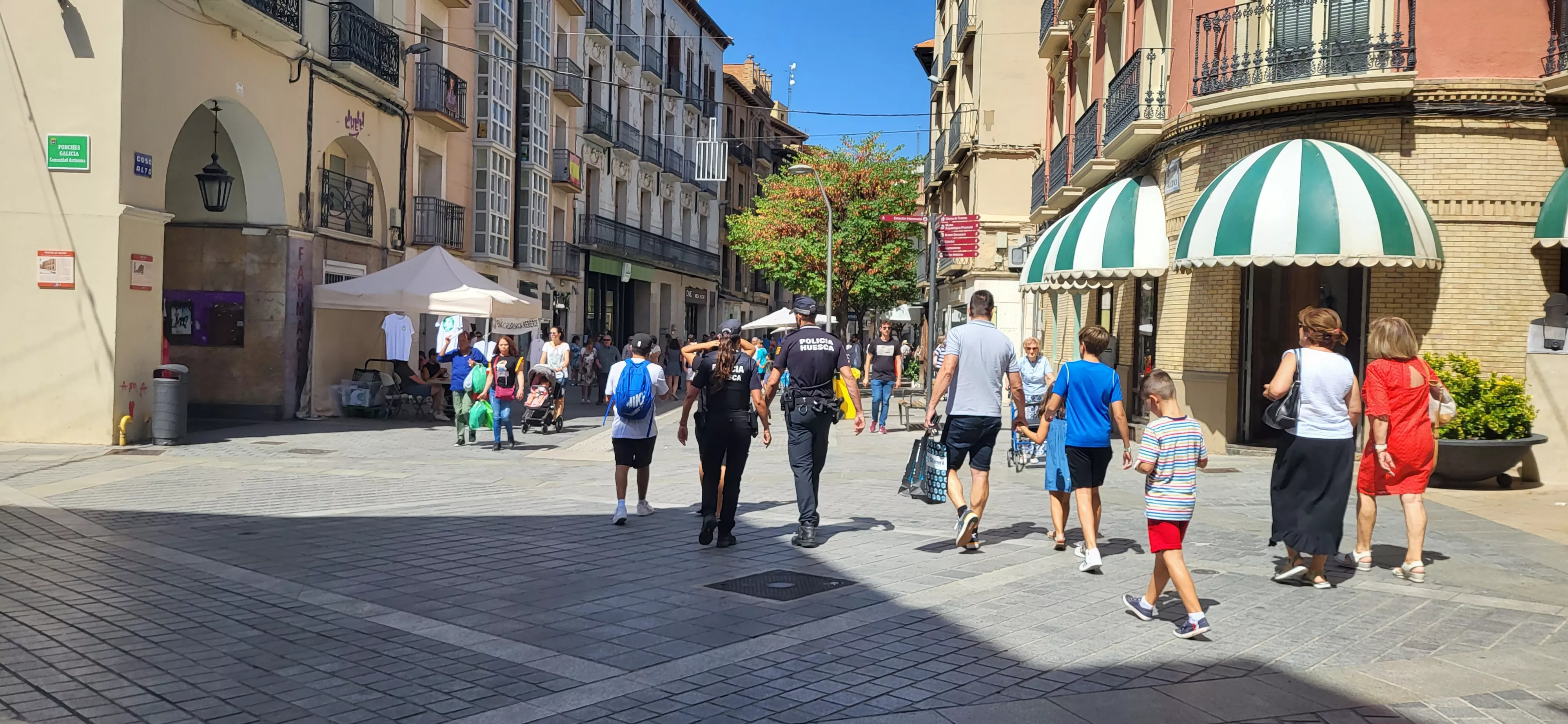  Preparativos en Huesca de las fiestas de San Lorenzo. Foto: Mercedes Manterola