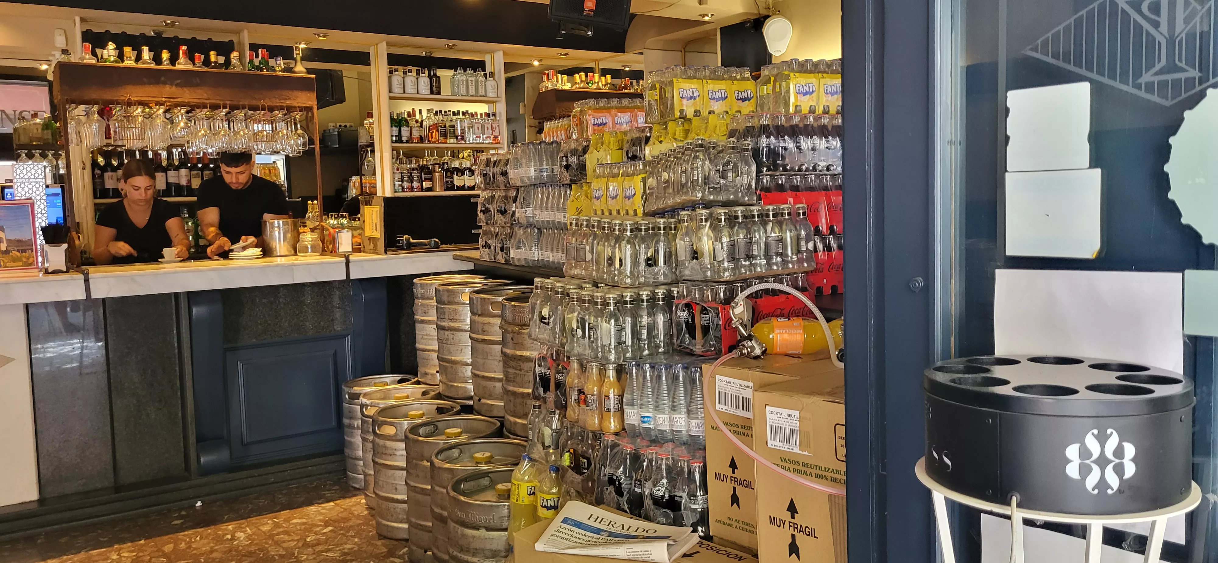  Preparativos en Huesca de las fiestas de San Lorenzo. Foto: Mercedes Manterola