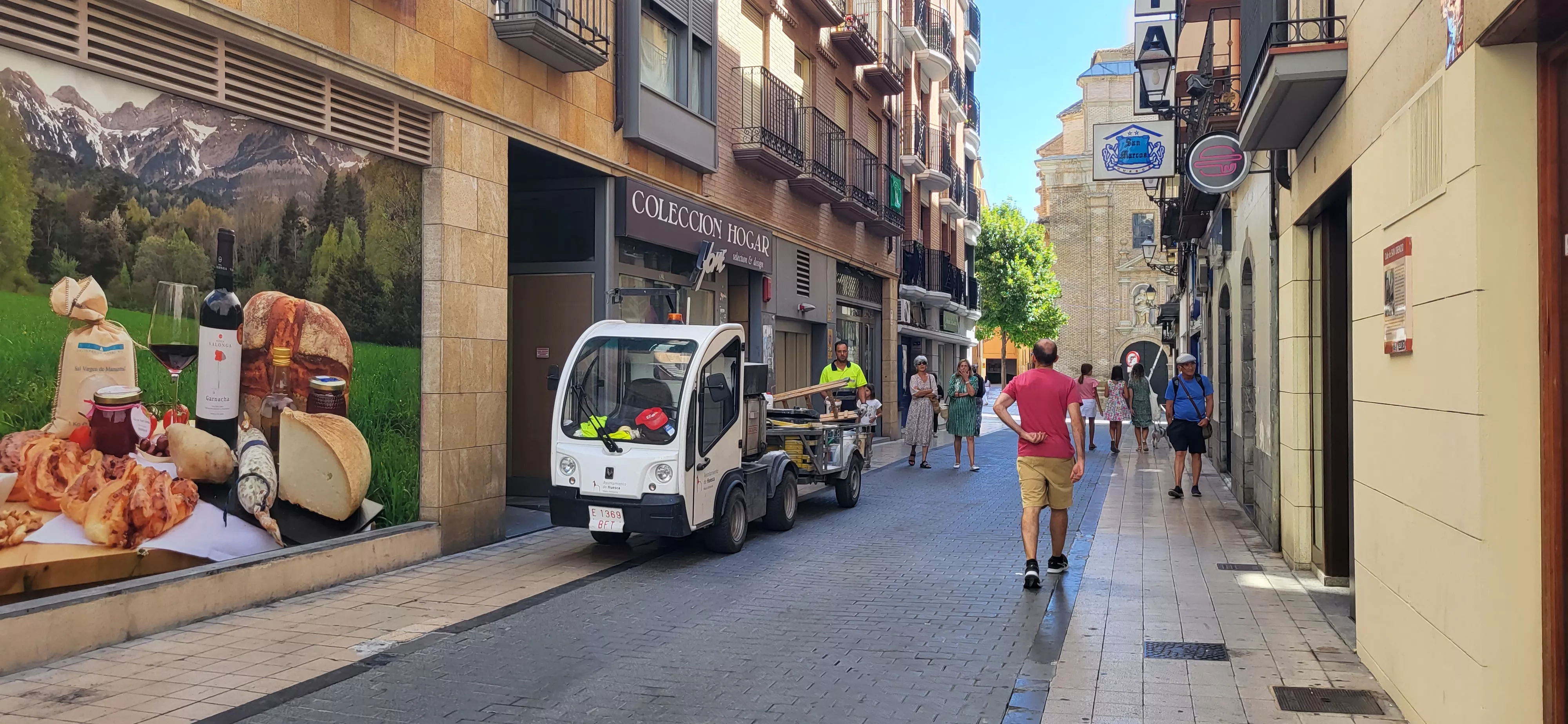  Preparativos en Huesca de las fiestas de San Lorenzo. Foto: Mercedes Manterola