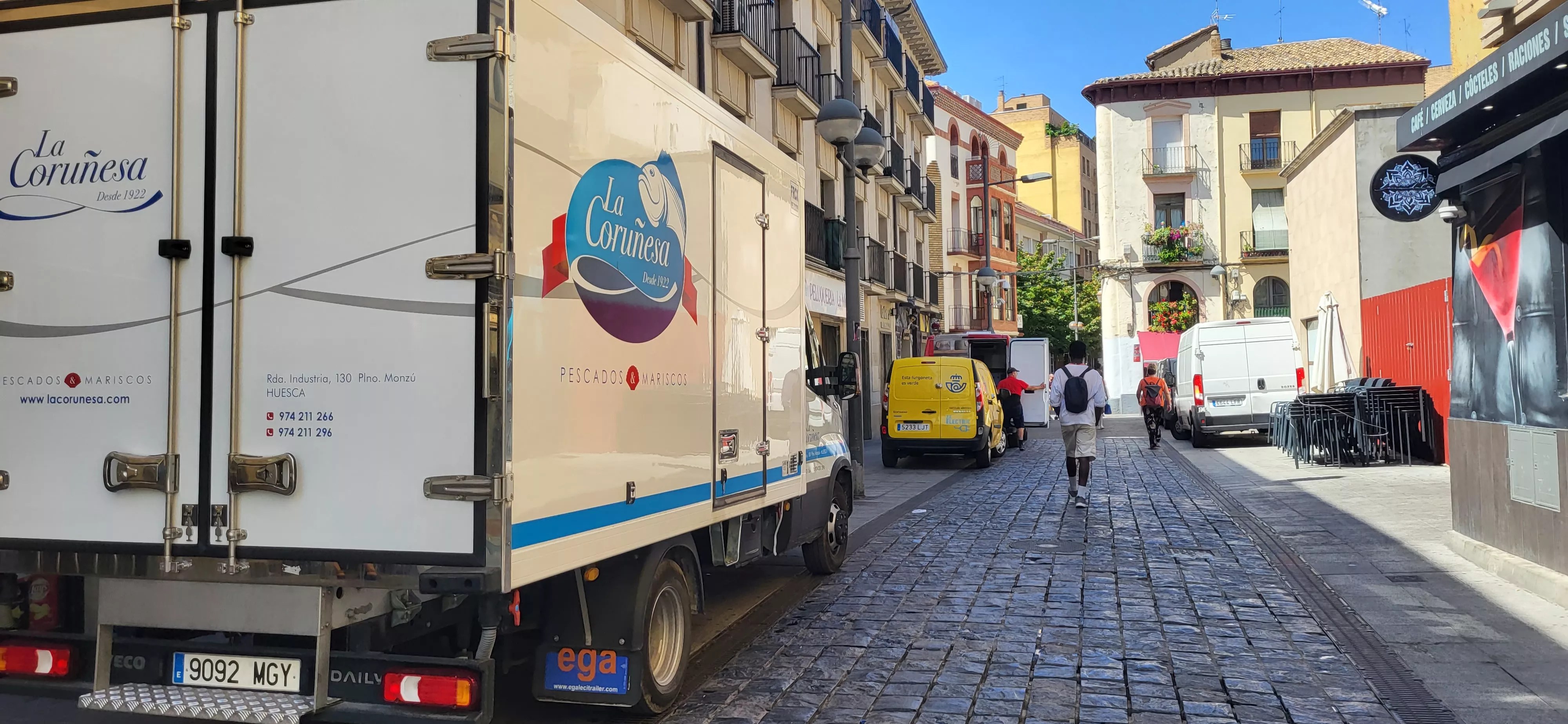  Preparativos en Huesca de las fiestas de San Lorenzo. Foto: Mercedes Manterola