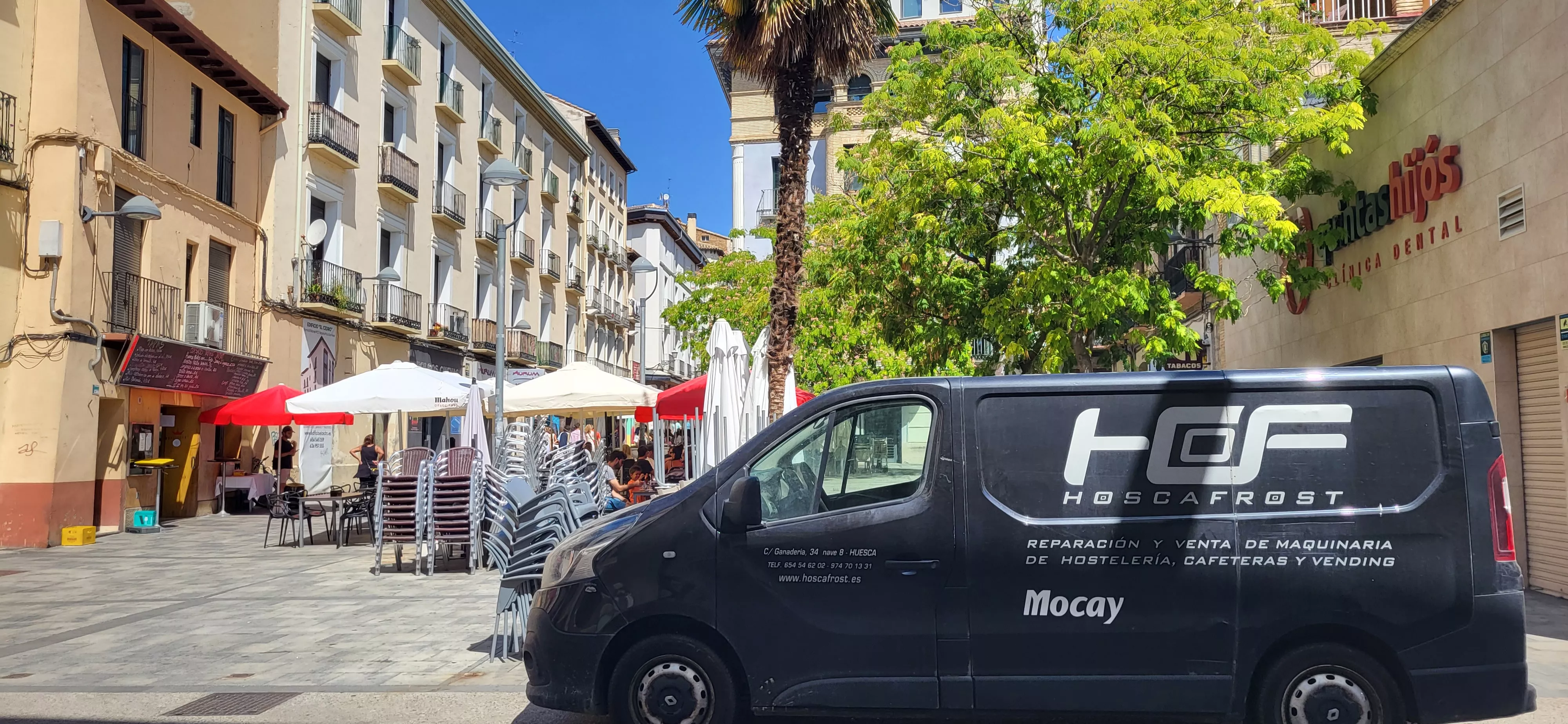  Preparativos en Huesca de las fiestas de San Lorenzo. Foto: Mercedes Manterola