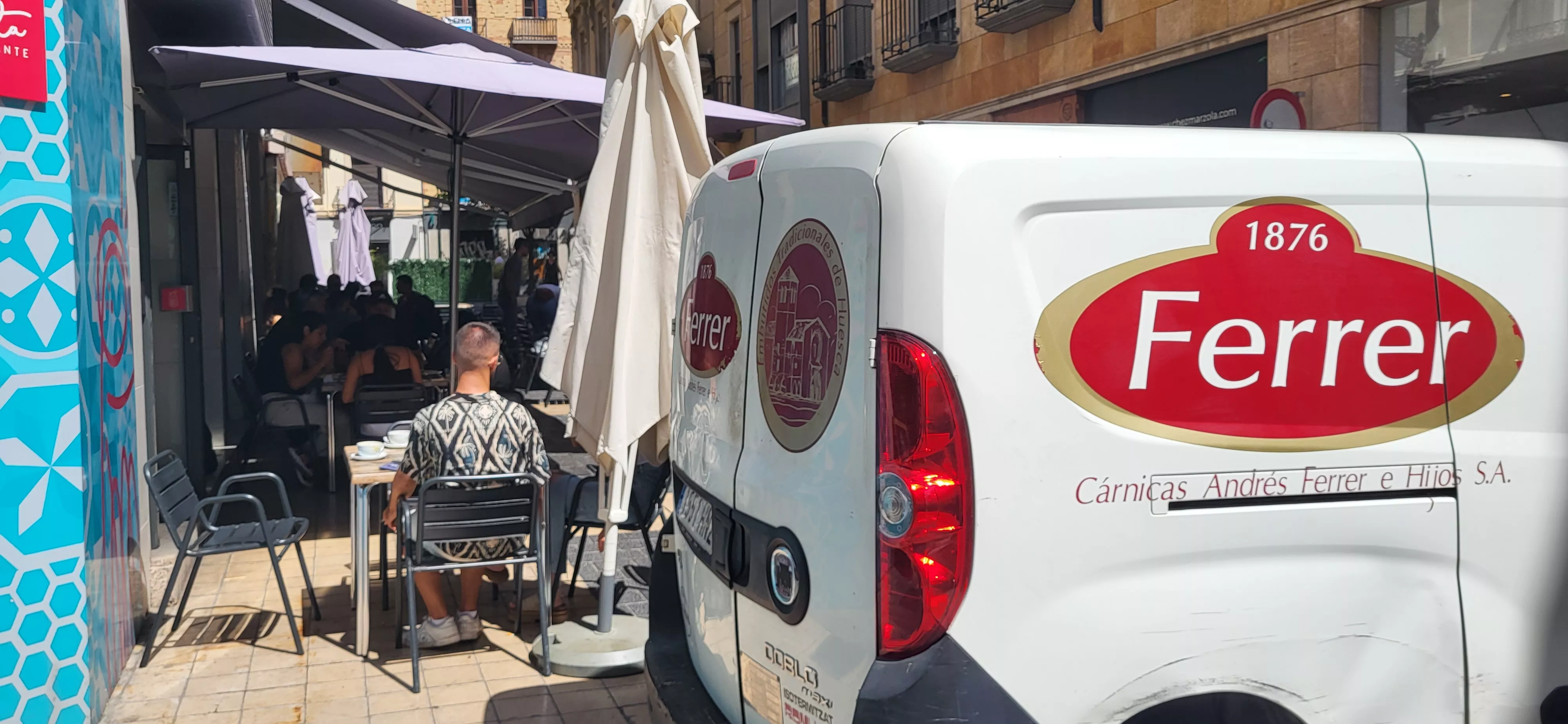  Preparativos en Huesca de las fiestas de San Lorenzo. Foto: Mercedes Manterola