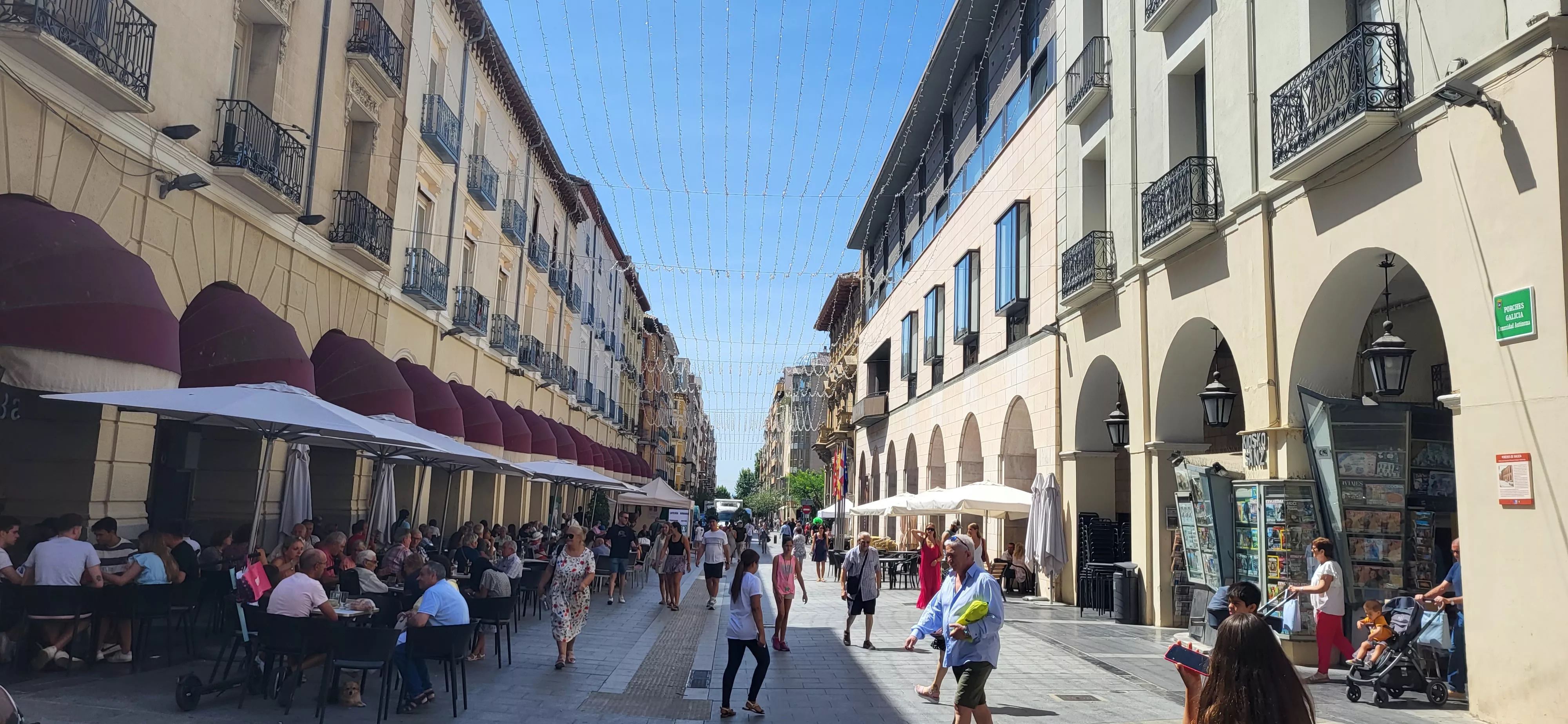  Preparativos en Huesca de las fiestas de San Lorenzo. Foto: Mercedes Manterola
