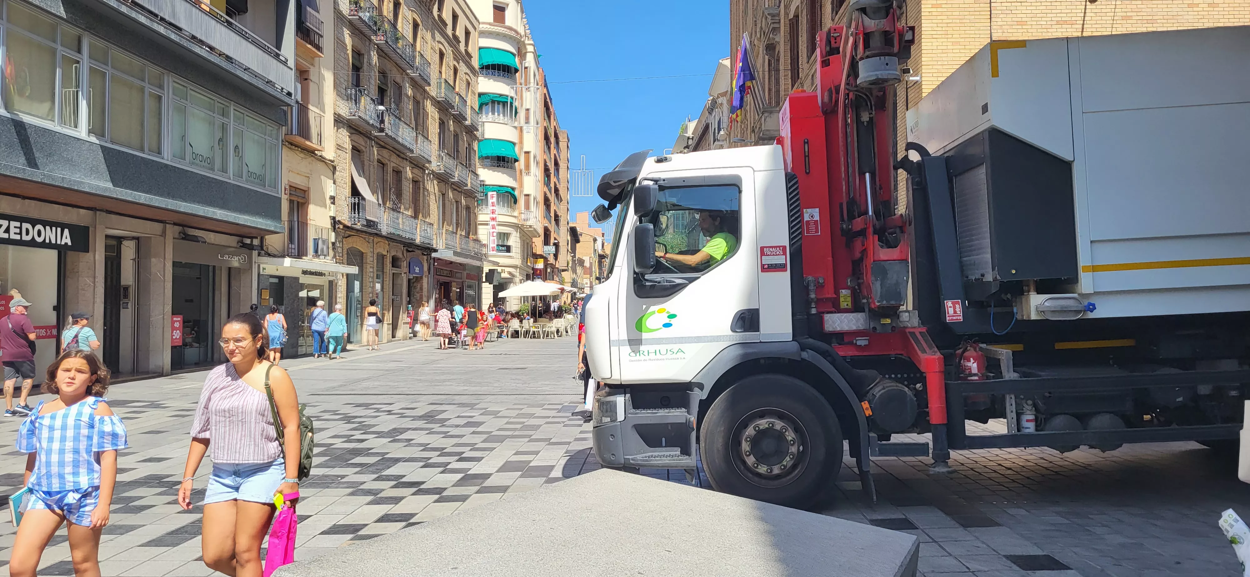  Preparativos en Huesca de las fiestas de San Lorenzo. Foto: Mercedes Manterola