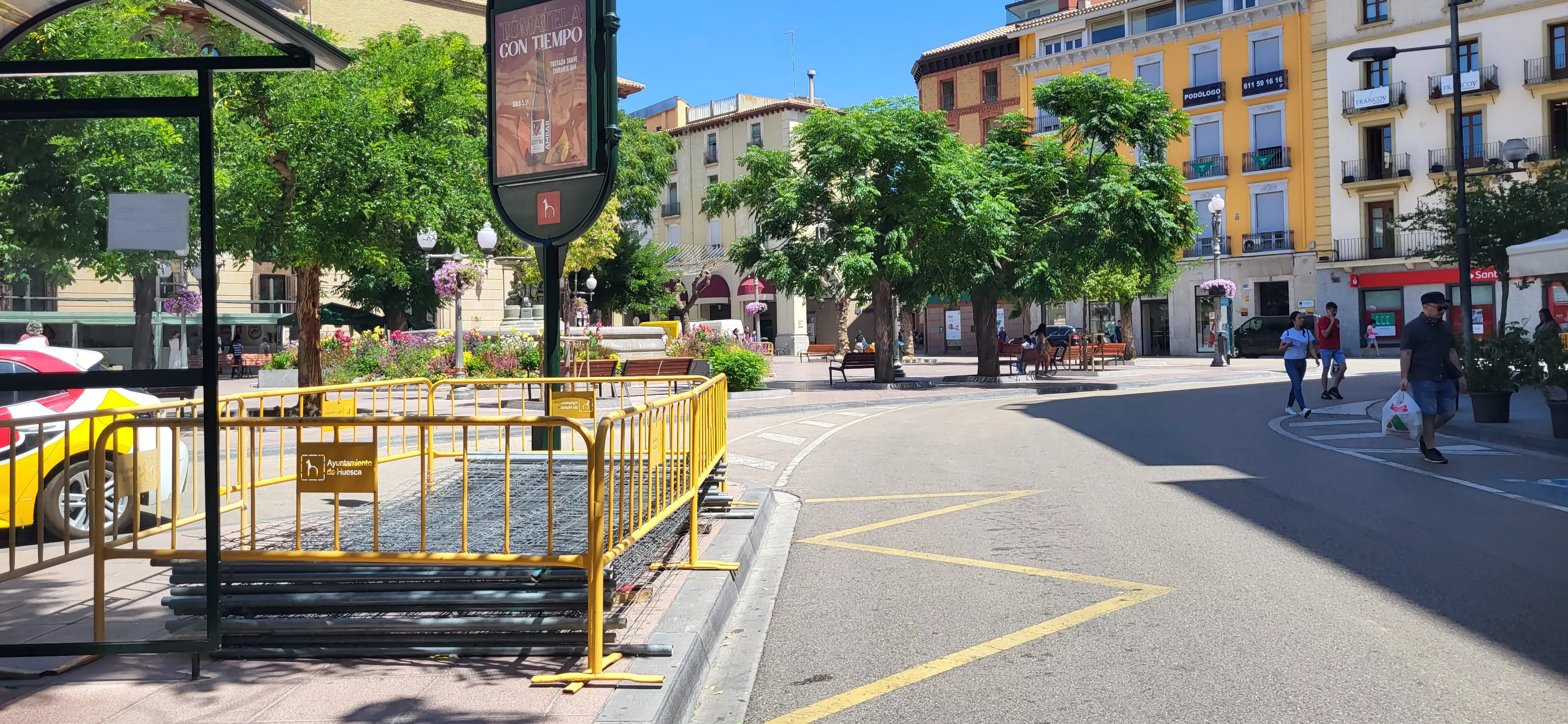  Preparativos en Huesca de las fiestas de San Lorenzo. Foto: Mercedes Manterola