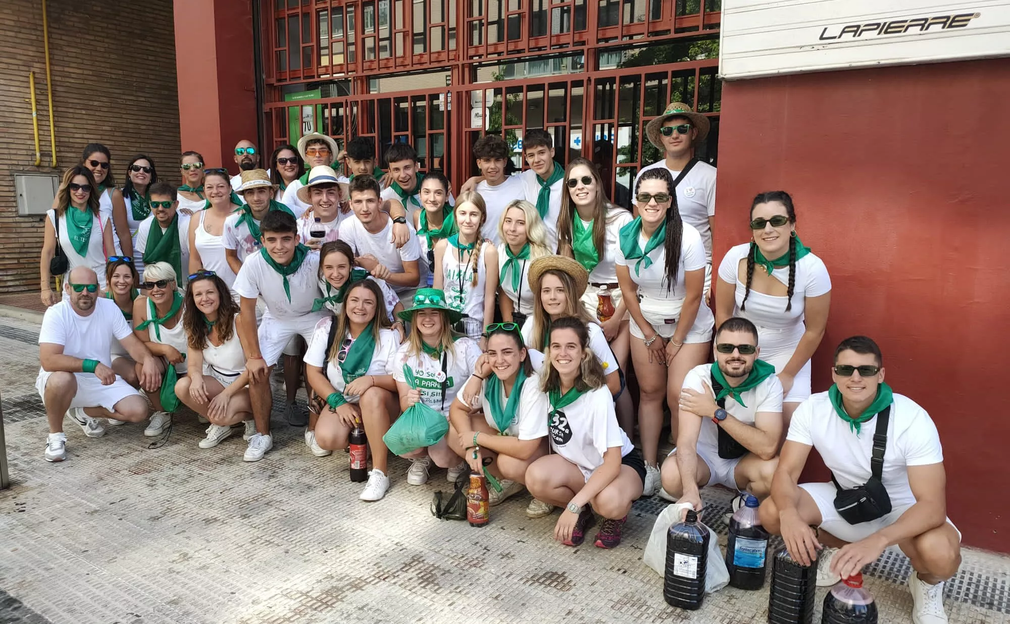 Jóvenes de Gurrea de Gállego y El Temple, juntos en San Lorenzo