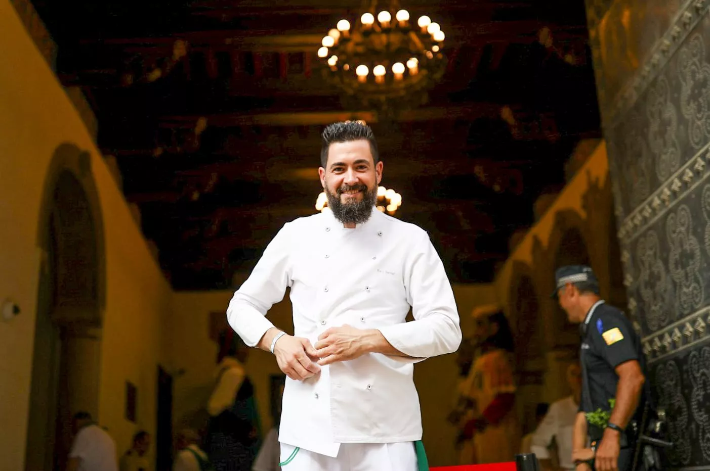 Lanzamiento del cohete de las fiestas de San Lorenzo