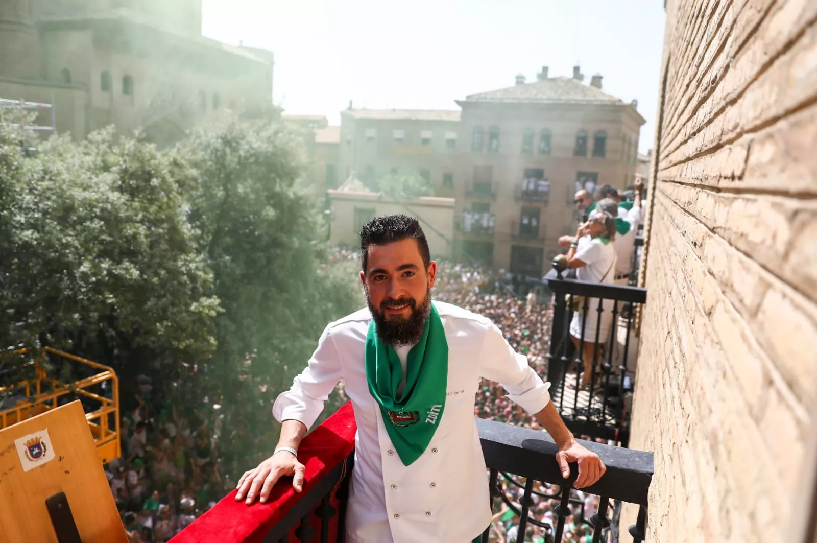 El vermú laurentino surgió el pasado año como ensayo para el lanzamiento del cohete de las fiestas por Raúl Bernal.