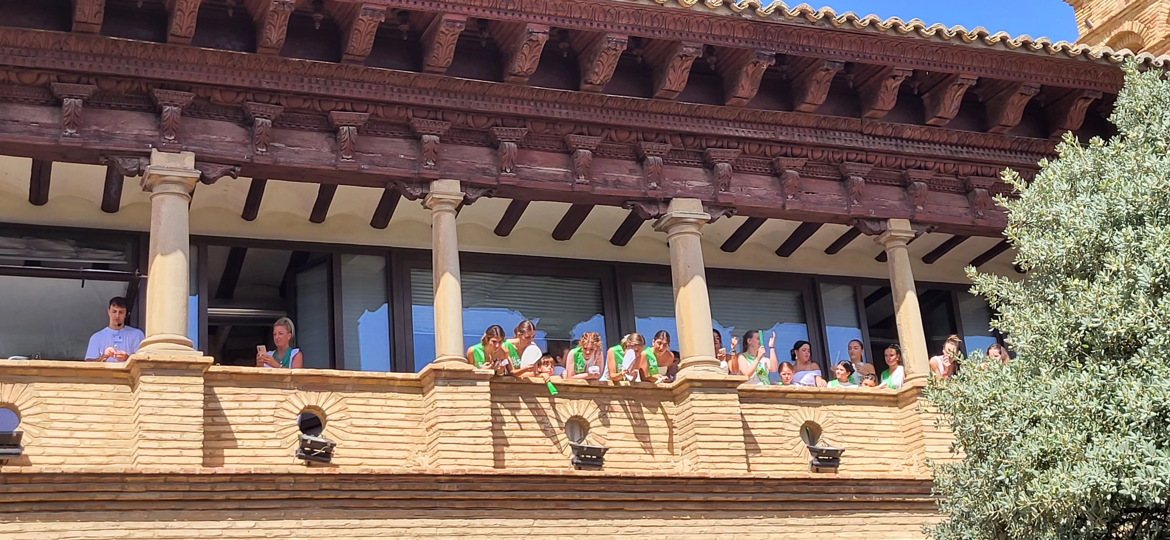 Lanzamiento del cohete de las fiestas de San Lorenzo