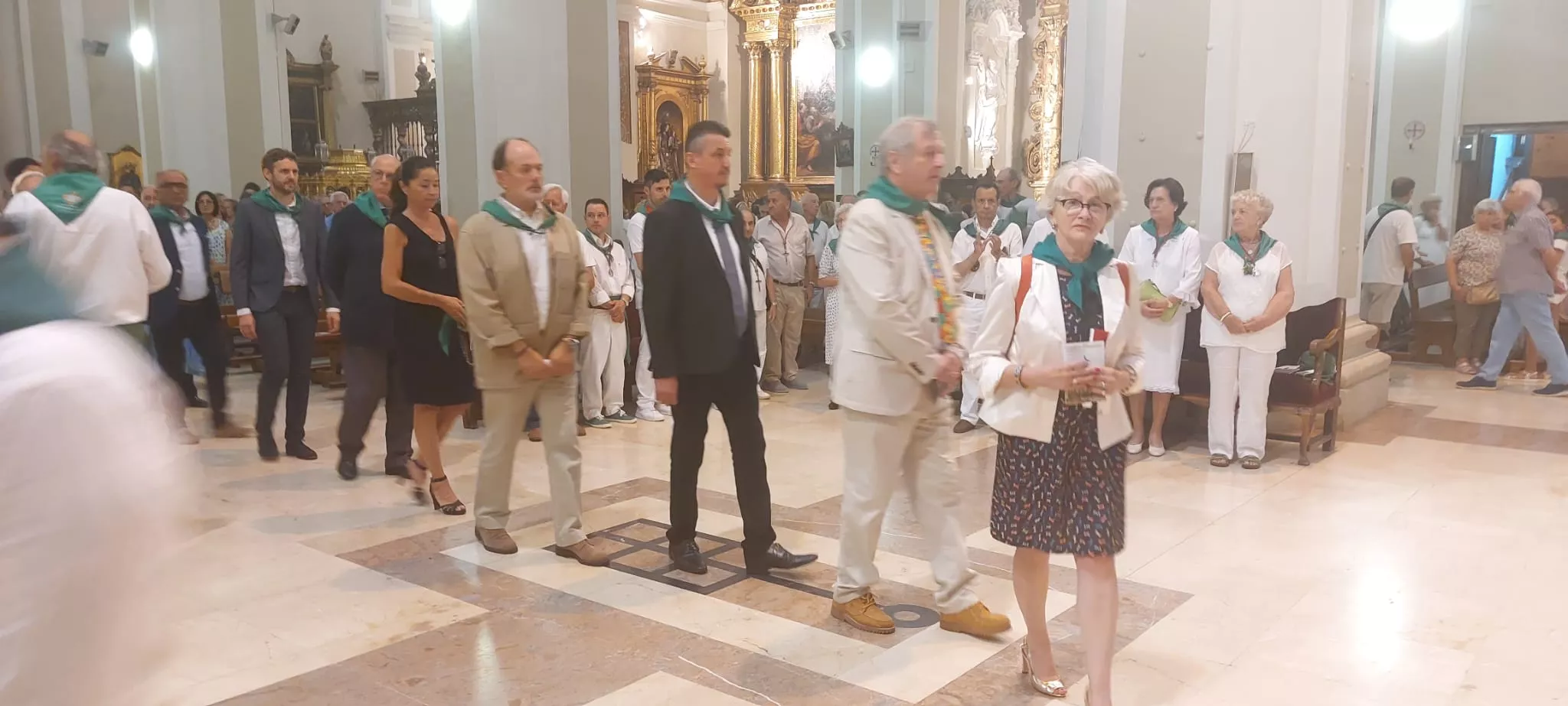 Celebración de las Completas en la Basílica de San Lorenzo.