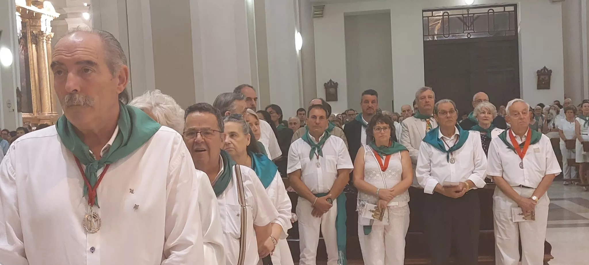 Celebración de las Completas en la Basílica de San Lorenzo.