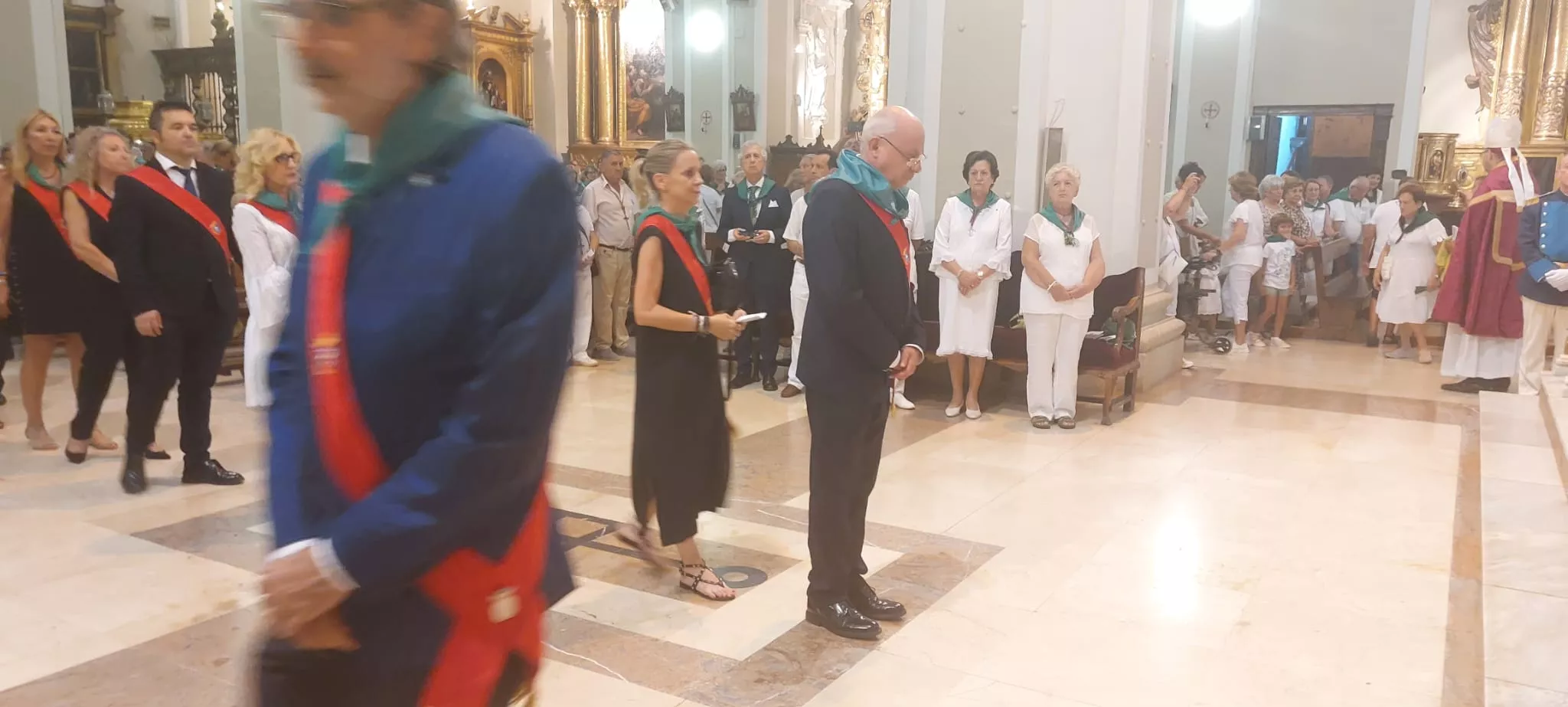 Celebración de las Completas en la Basílica de San Lorenzo.