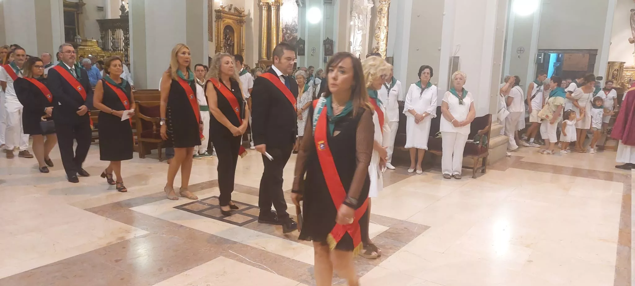 Celebración de las Completas en la Basílica de San Lorenzo.