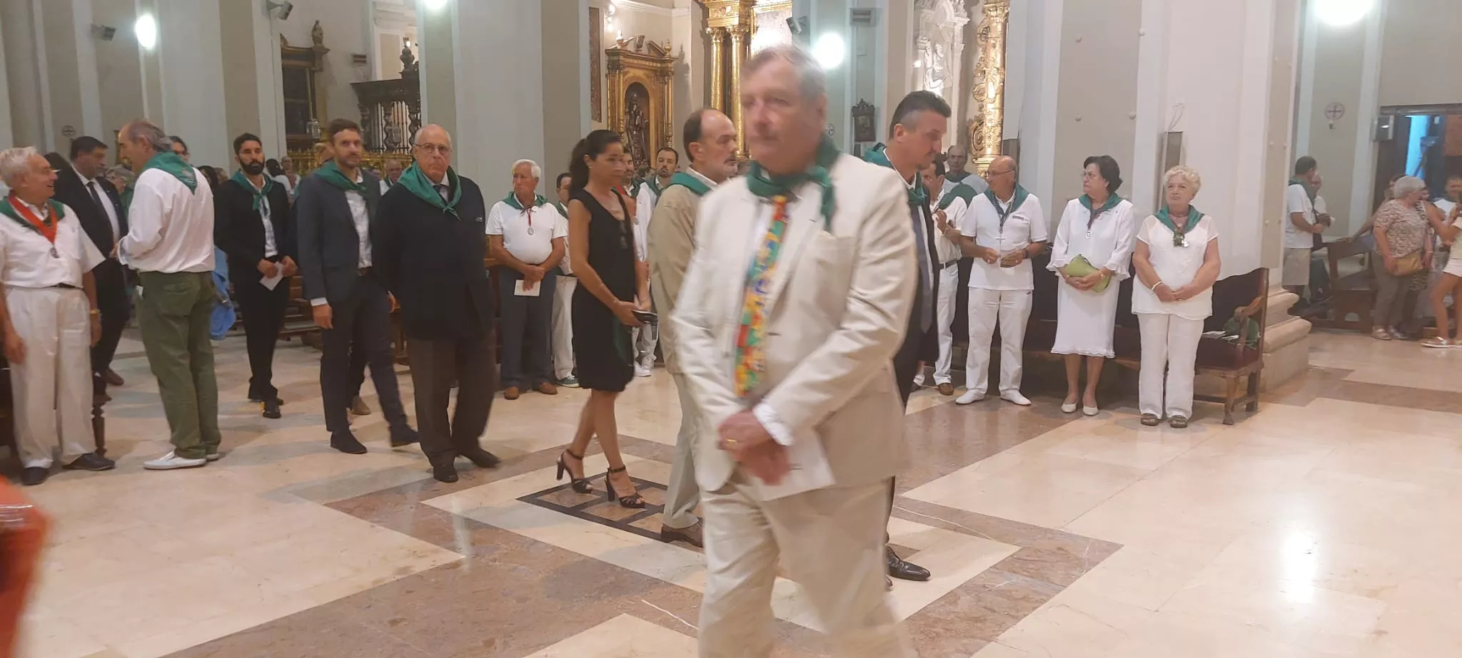 Celebración de las Completas en la Basílica de San Lorenzo.