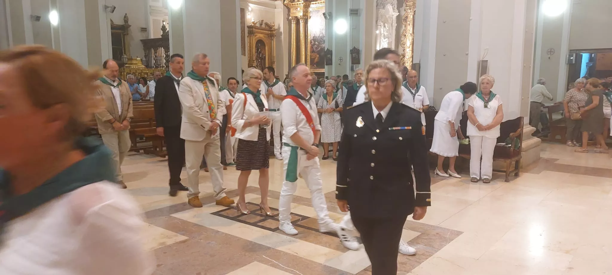 Celebración de las Completas en la Basílica de San Lorenzo.