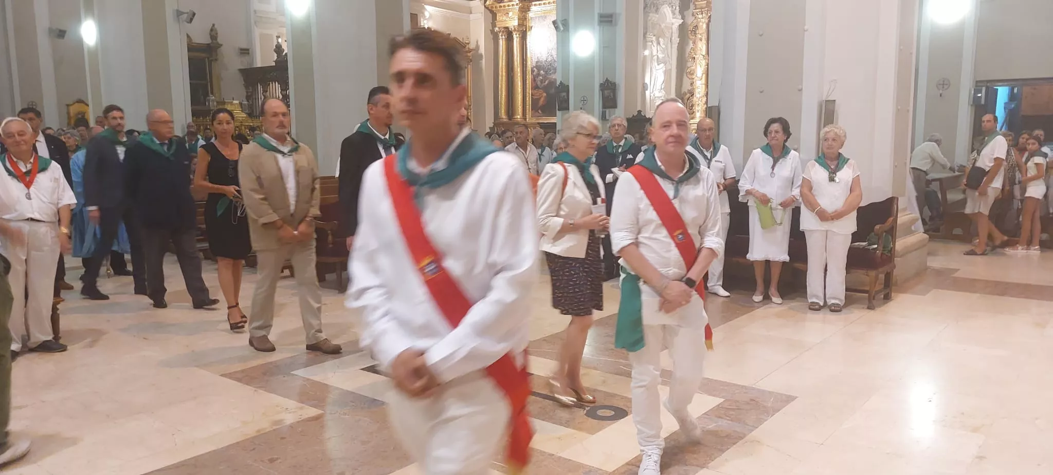 Celebración de las Completas en la Basílica de San Lorenzo.
