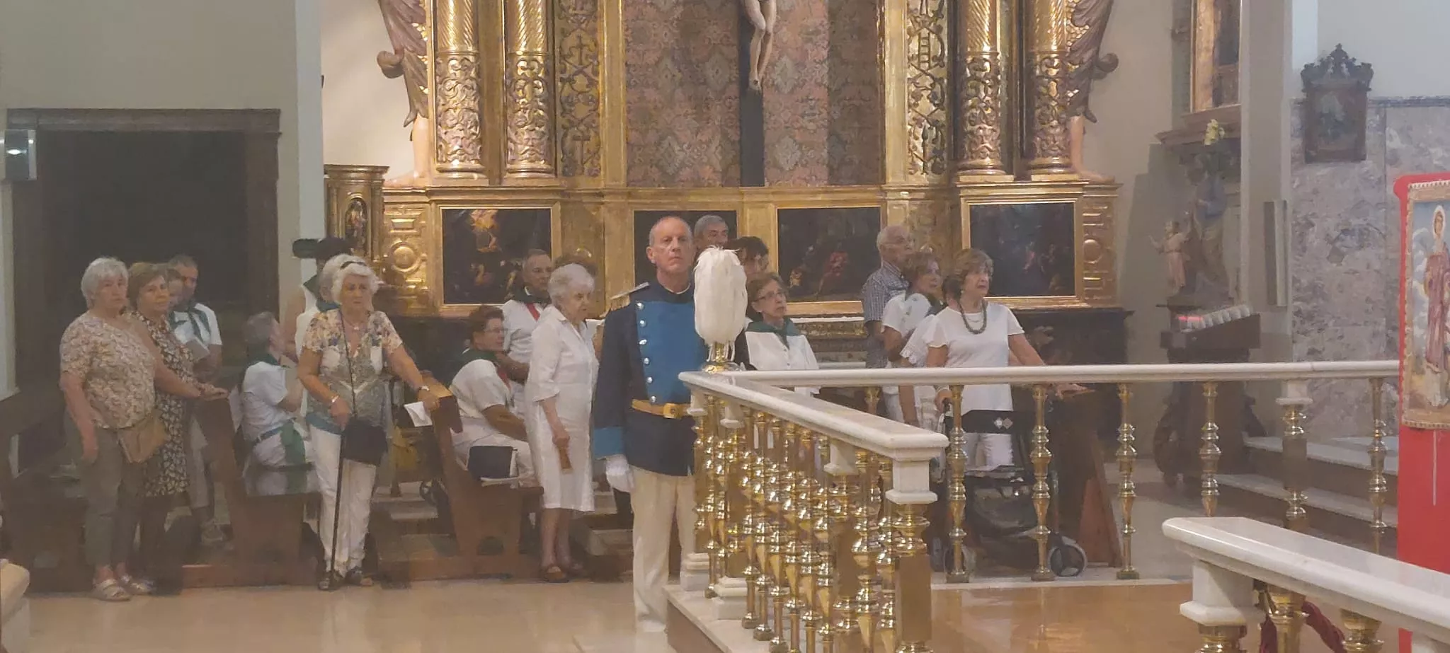 Celebración de las Completas en la Basílica de San Lorenzo.