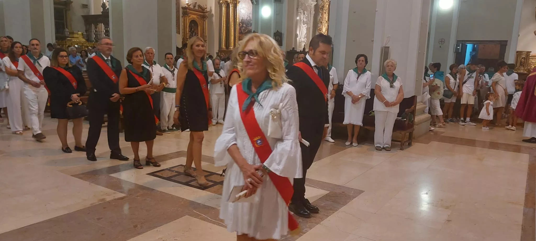 Celebración de las Completas en la Basílica de San Lorenzo.