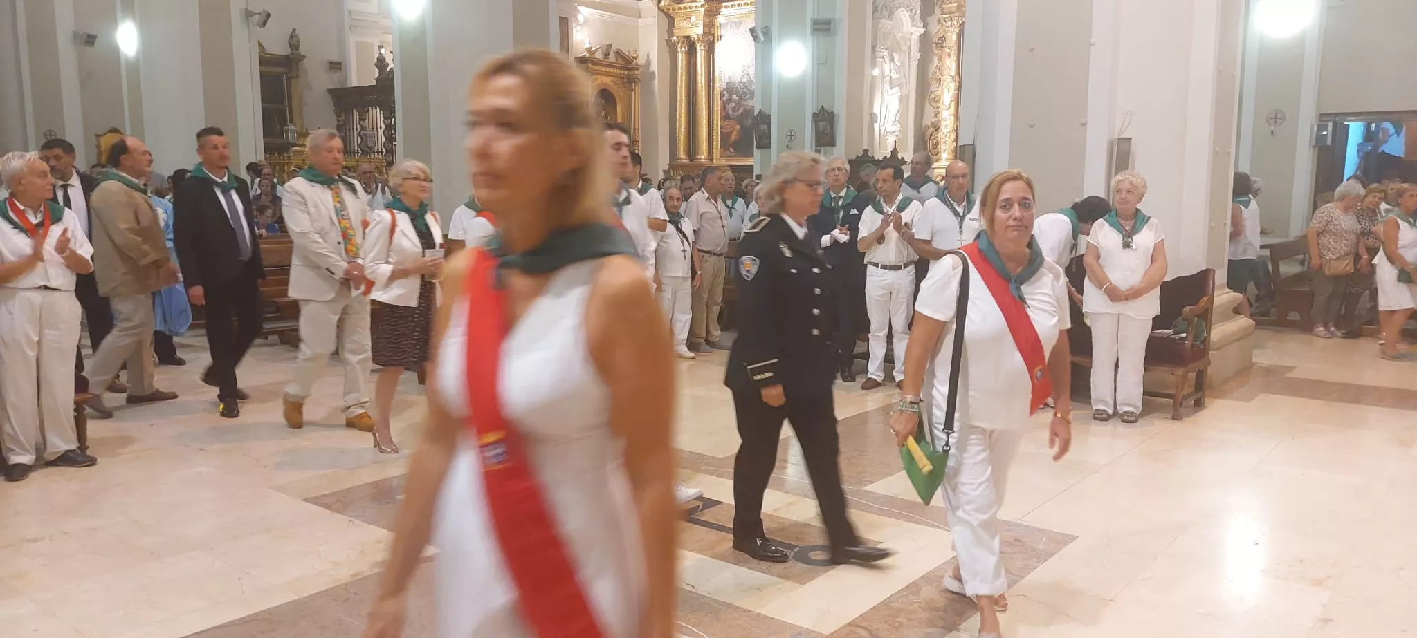 Celebración de las Completas en la Basílica de San Lorenzo.