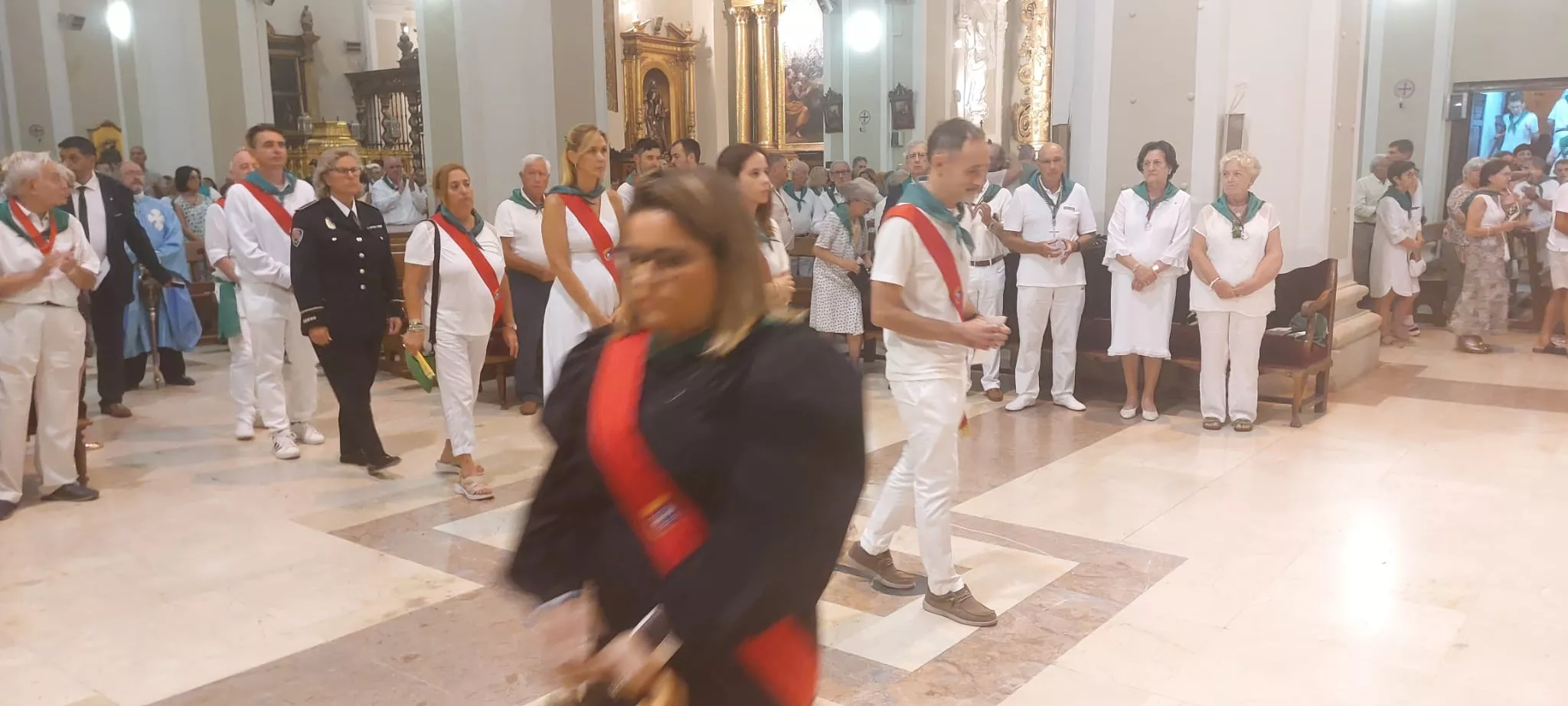 Celebración de las Completas en la Basílica de San Lorenzo.