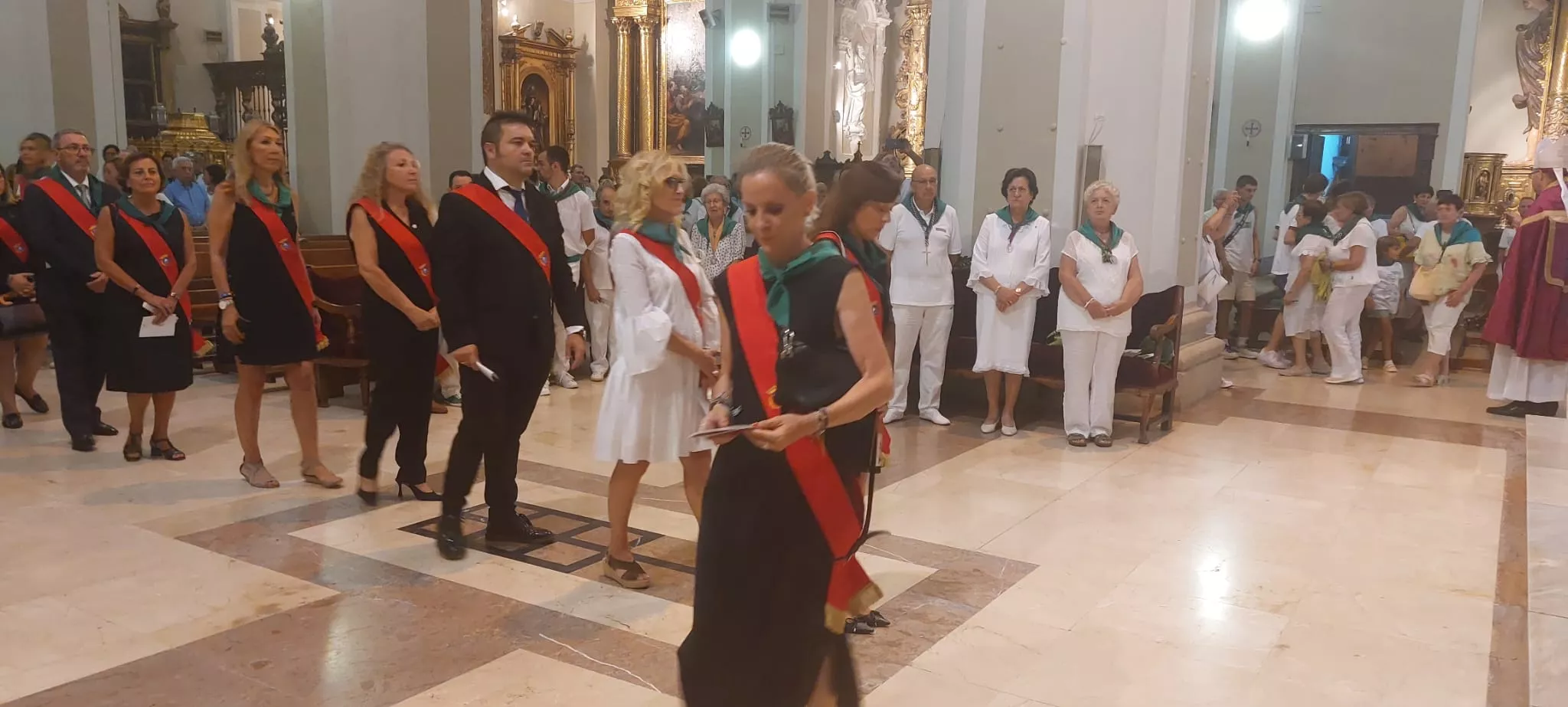 Celebración de las Completas en la Basílica de San Lorenzo.
