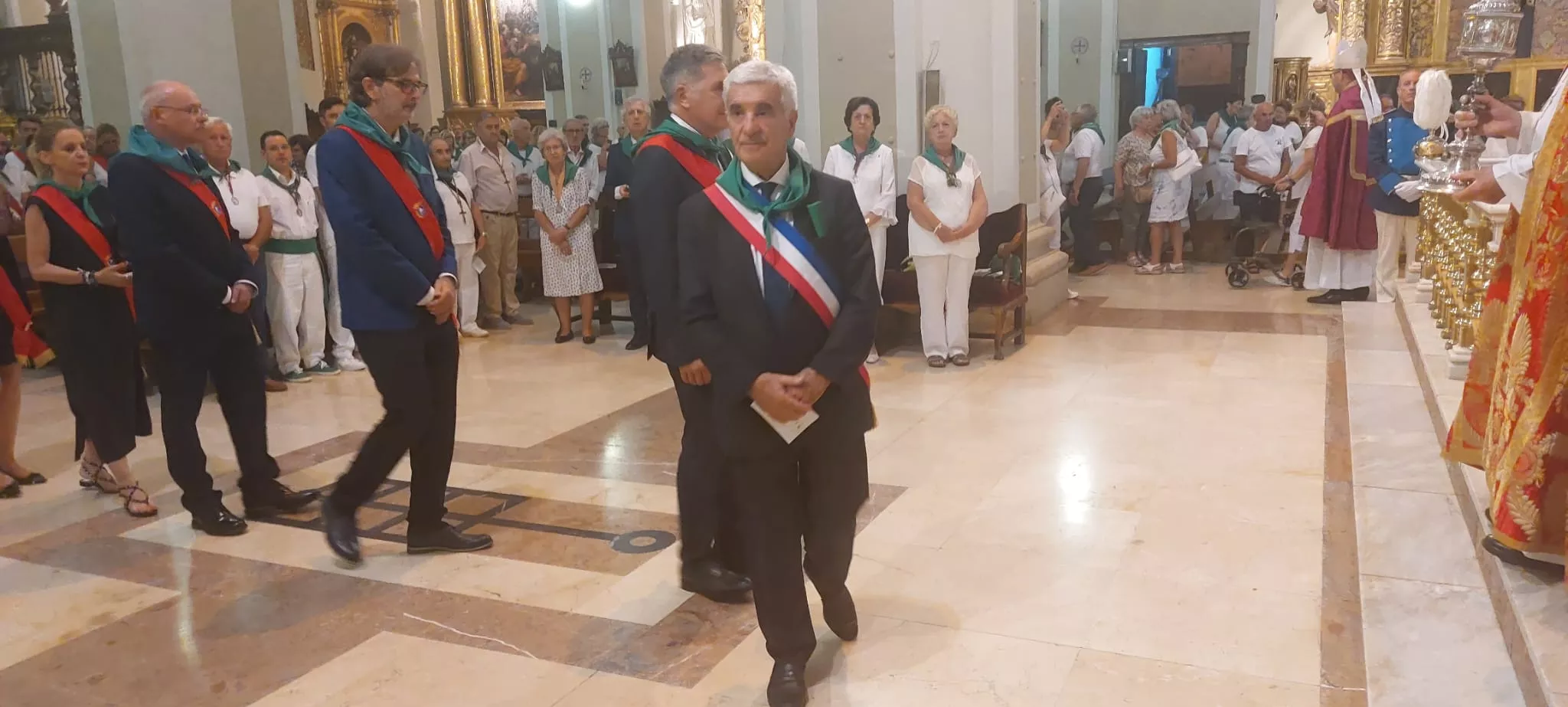 Celebración de las Completas en la Basílica de San Lorenzo.